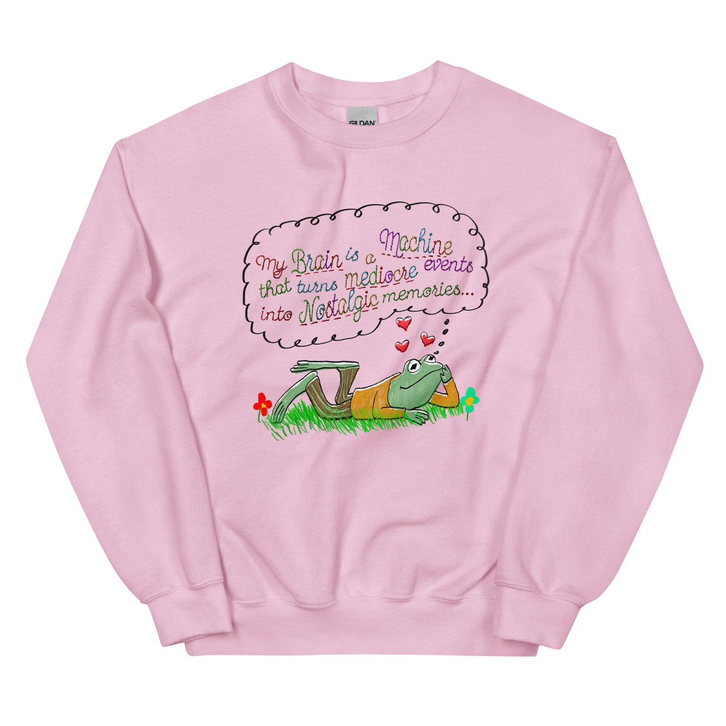 Nostalgia on the Brain Unisex Sweatshirt