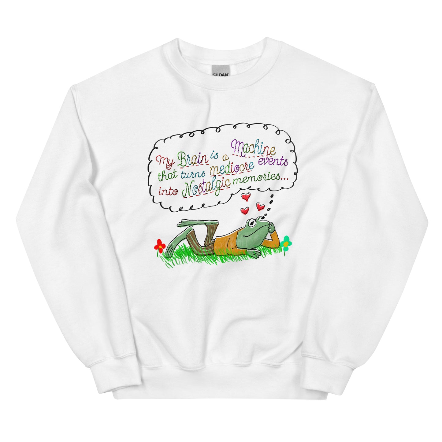 Nostalgia on the Brain Unisex Sweatshirt