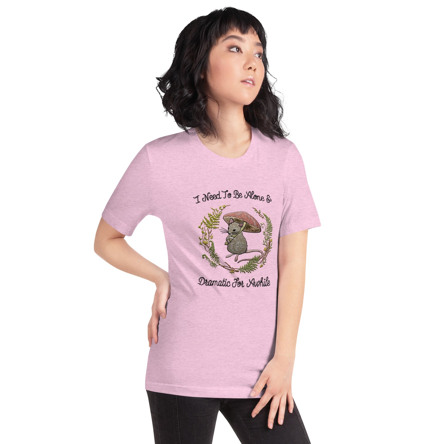 Alone and Dramatic Unisex t-shirt (Not Embroidered)