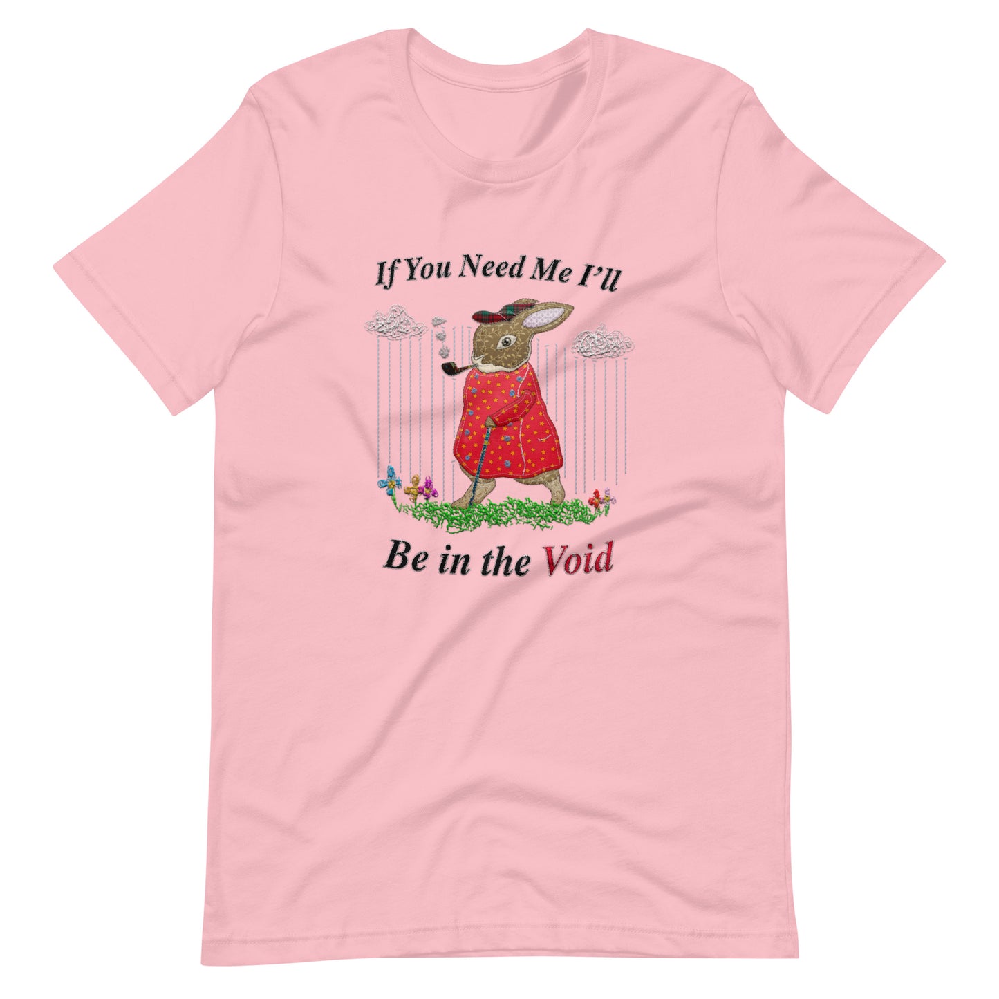 I'll Be in the Void (Not Embroidered) Unisex t-shirt