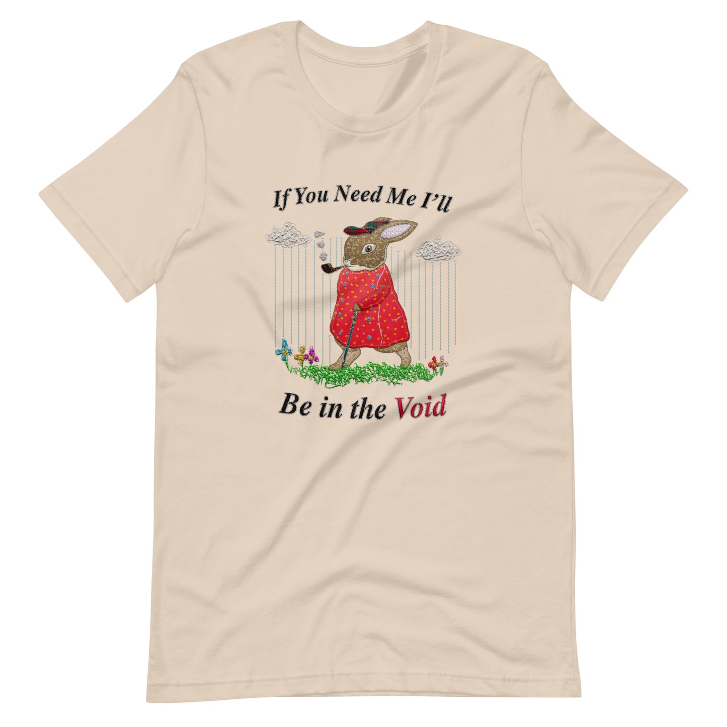 I'll Be in the Void (Not Embroidered) Unisex t-shirt