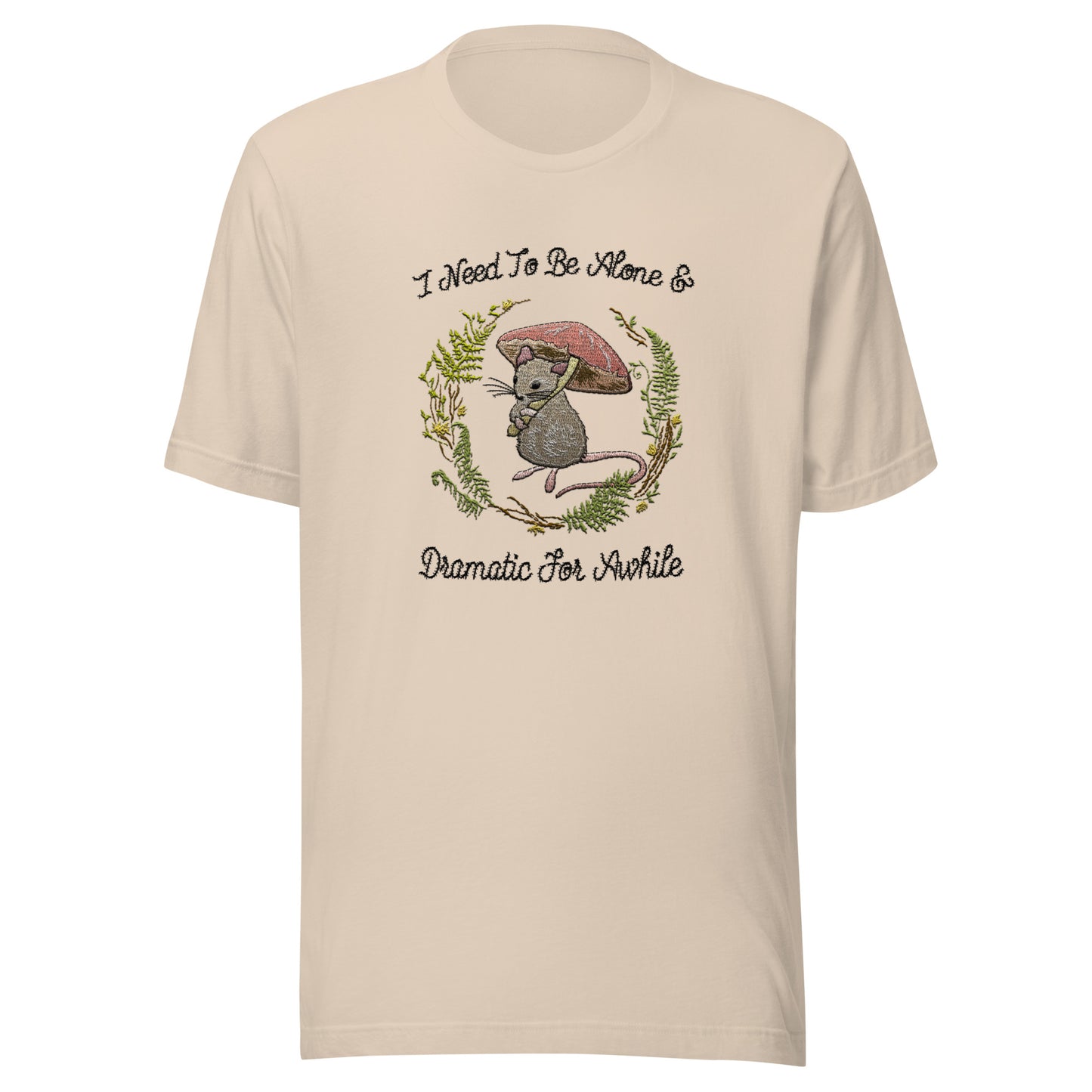 Alone and Dramatic Unisex t-shirt (Not Embroidered)
