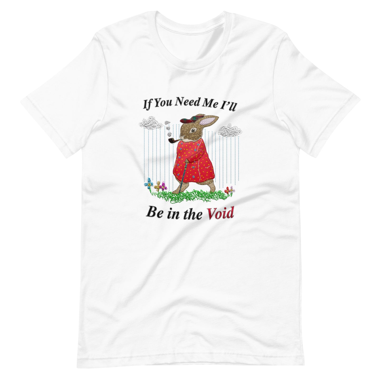 I'll Be in the Void (Not Embroidered) Unisex t-shirt