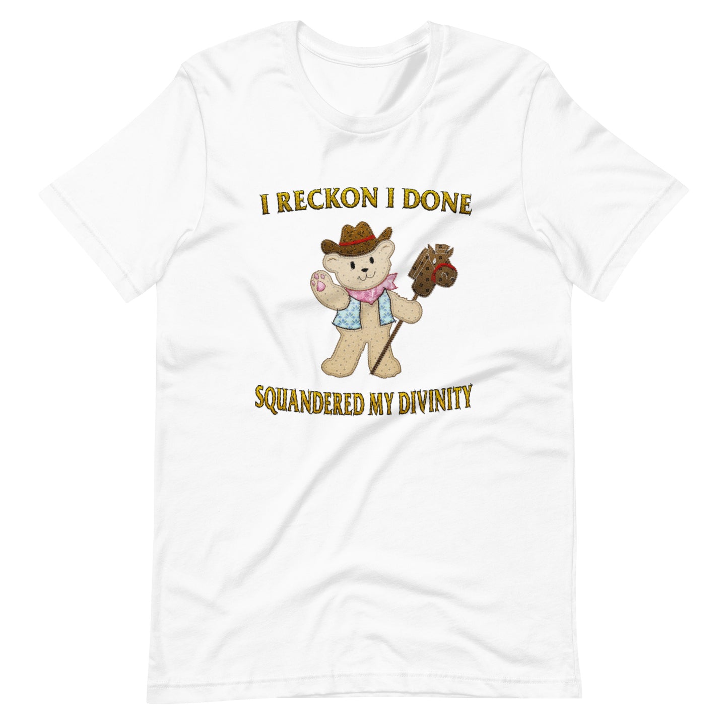 Squandered Divinity (Not Embroidered) Unisex t-shirt