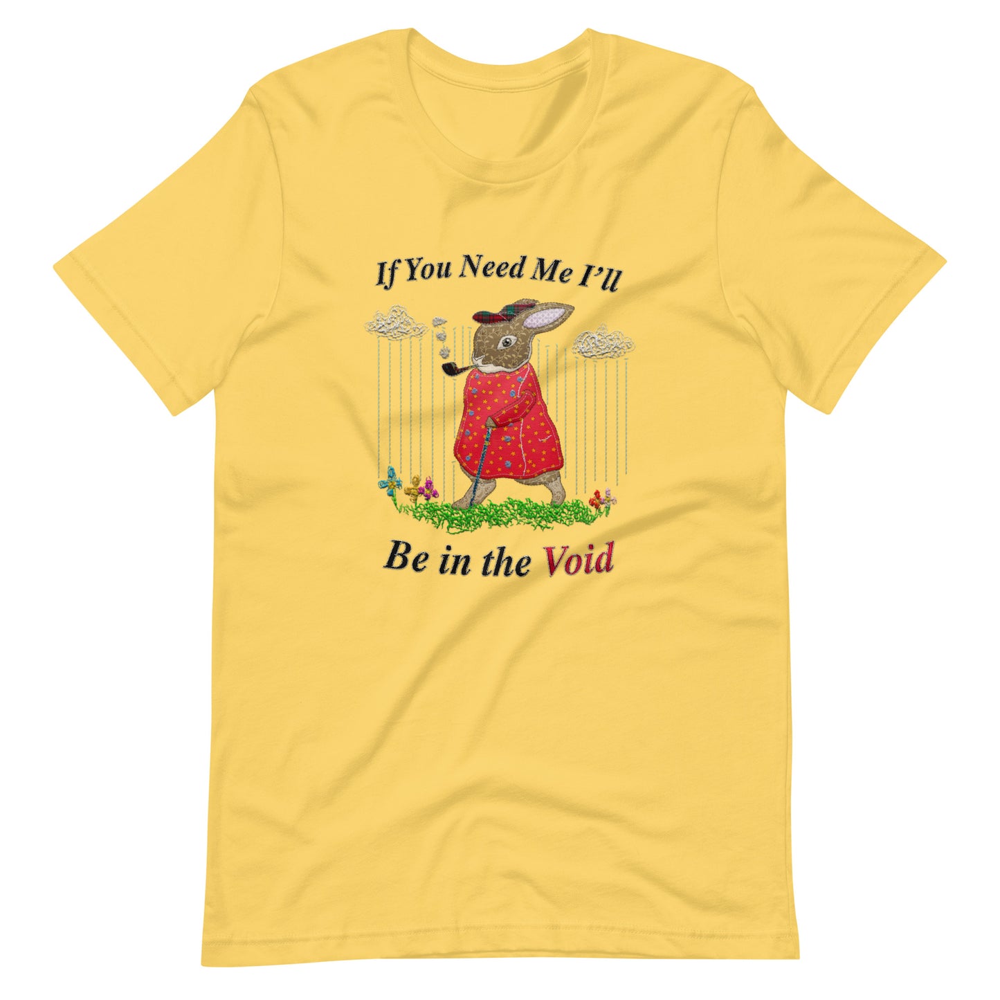 I'll Be in the Void (Not Embroidered) Unisex t-shirt