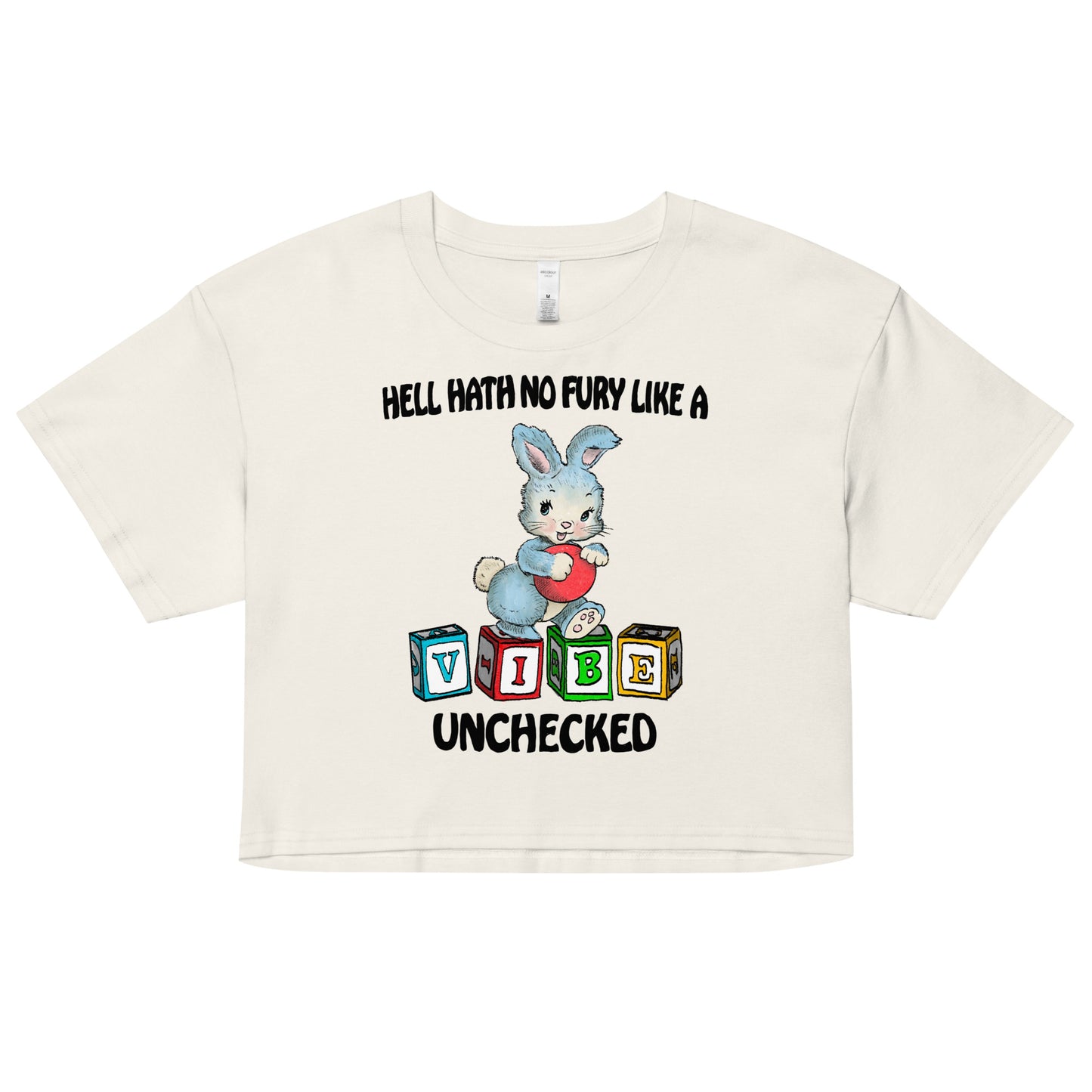 Unchecked Vibe Women’s crop top