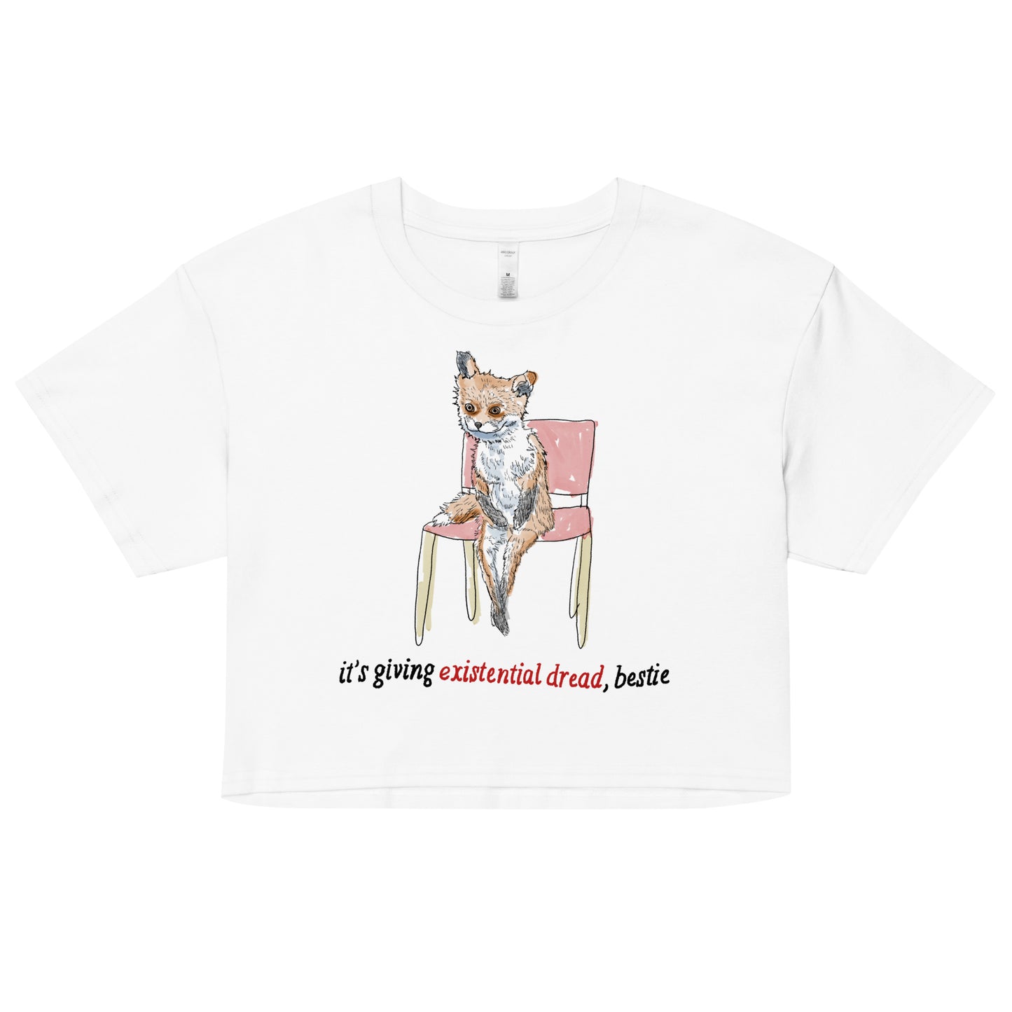 Existential Dread Women’s crop top