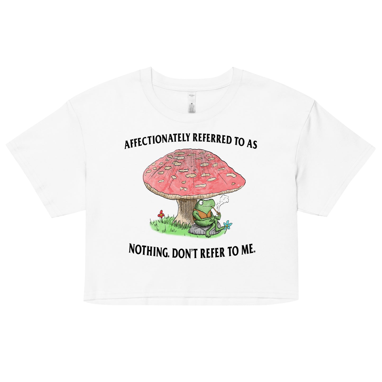 Don't Refer to Me Women’s crop top