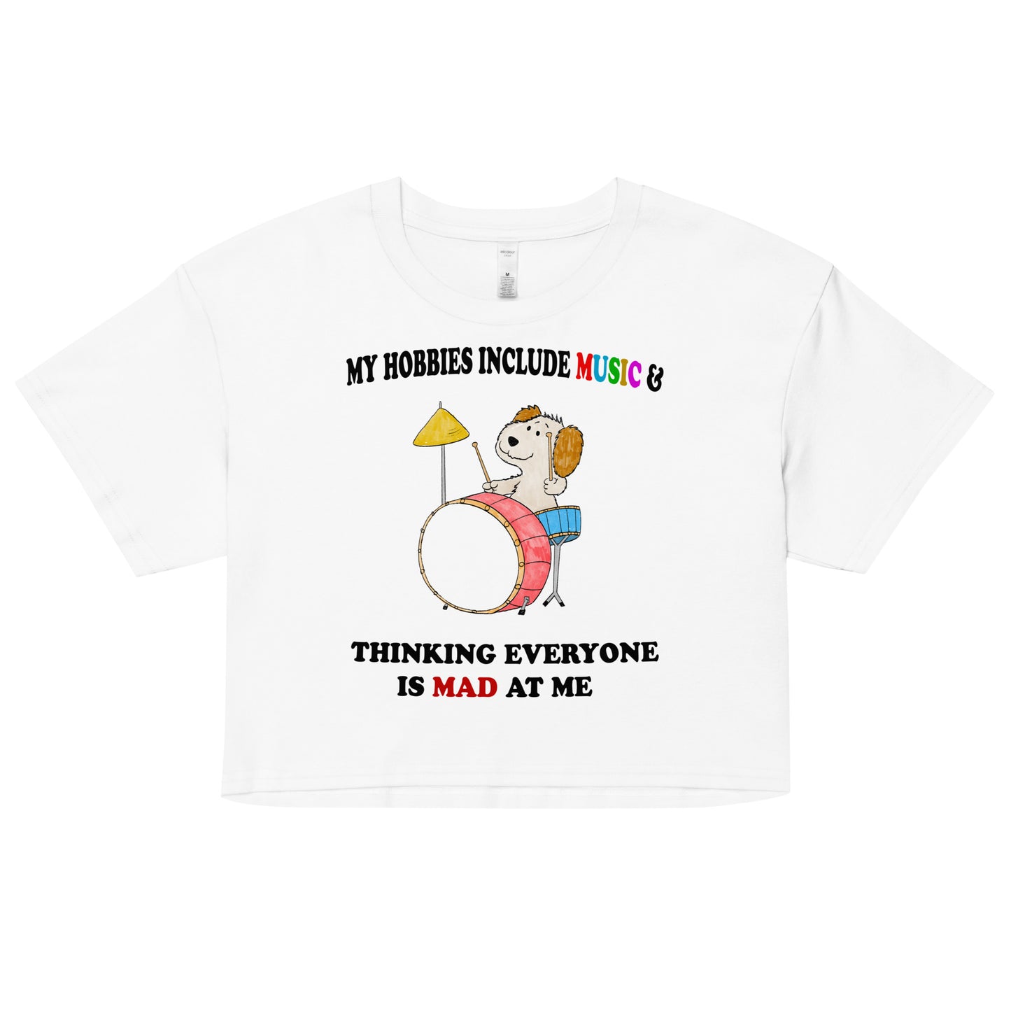 Mad Music Women’s crop top