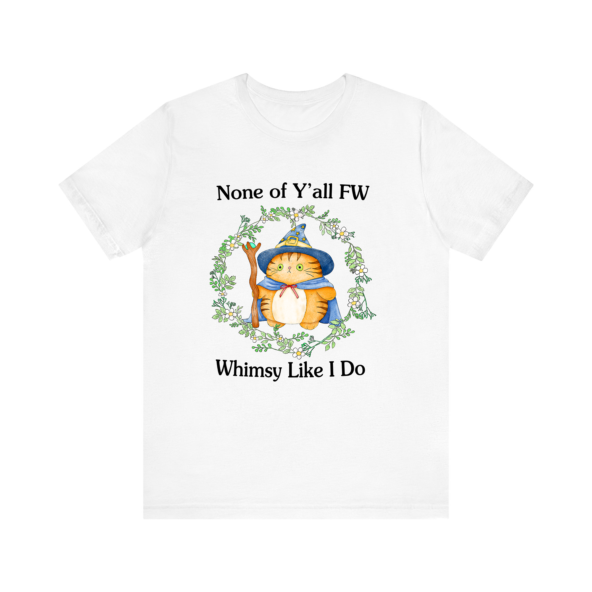 Whimsey Like I Do White Tee