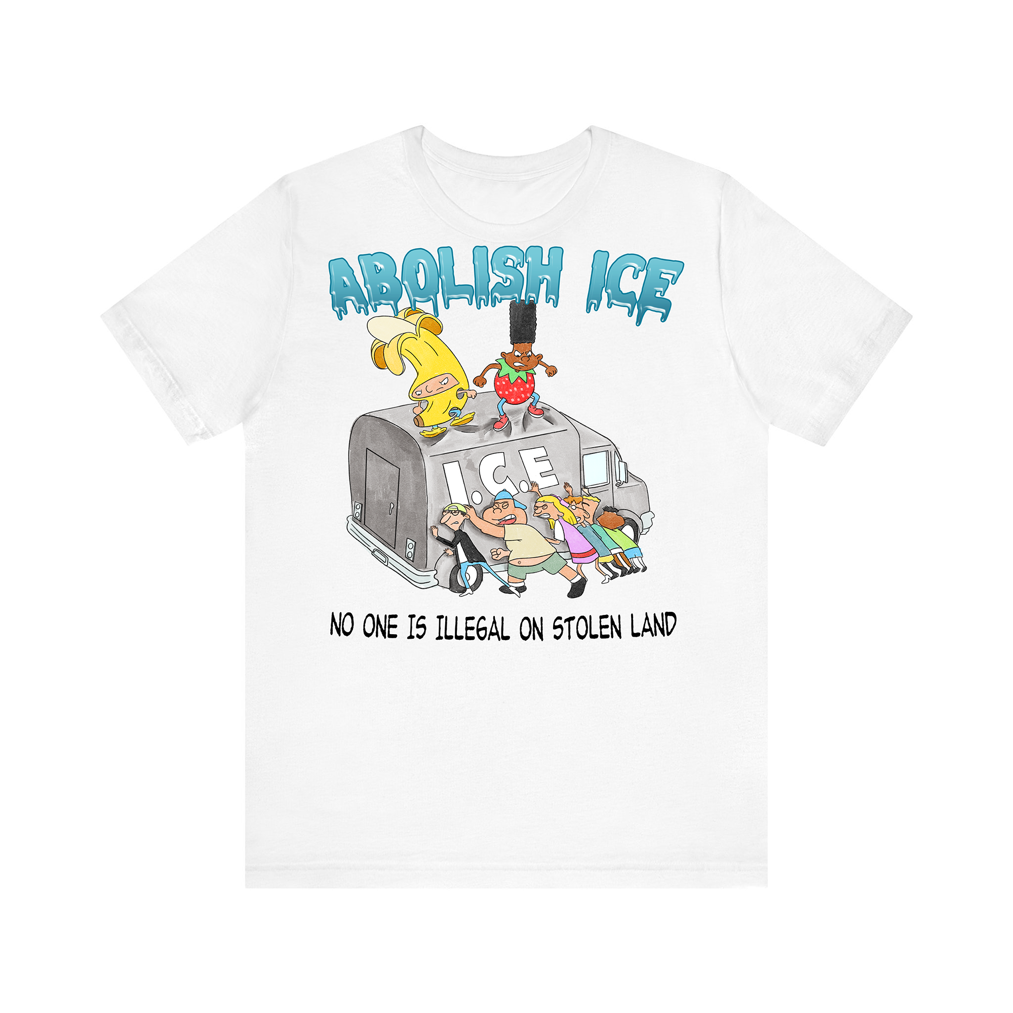 Abolish White Tee