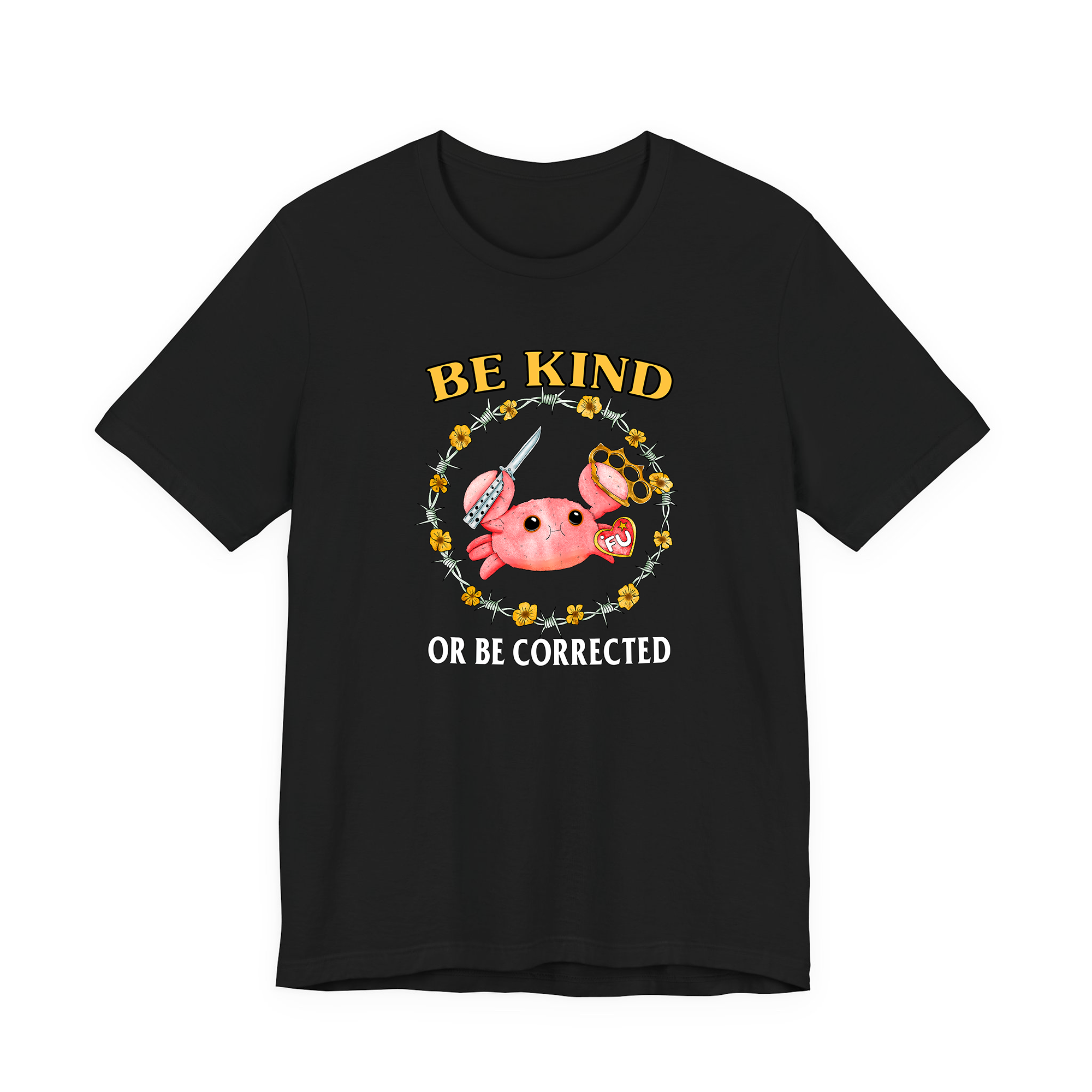 Be Kind Black Tee