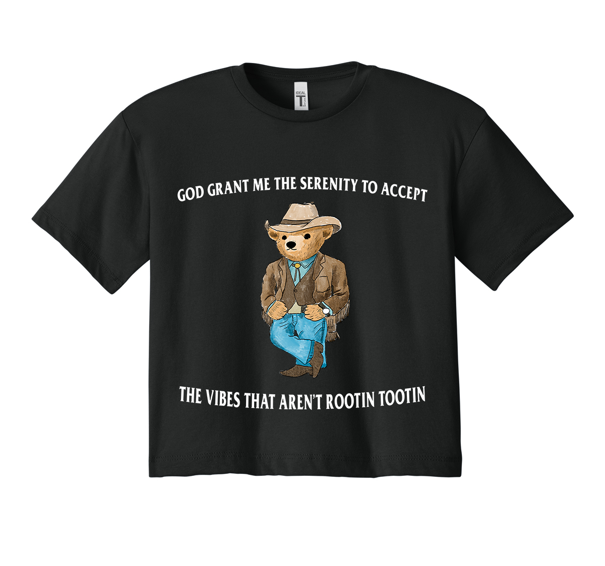 Serenity Bear Crop Top