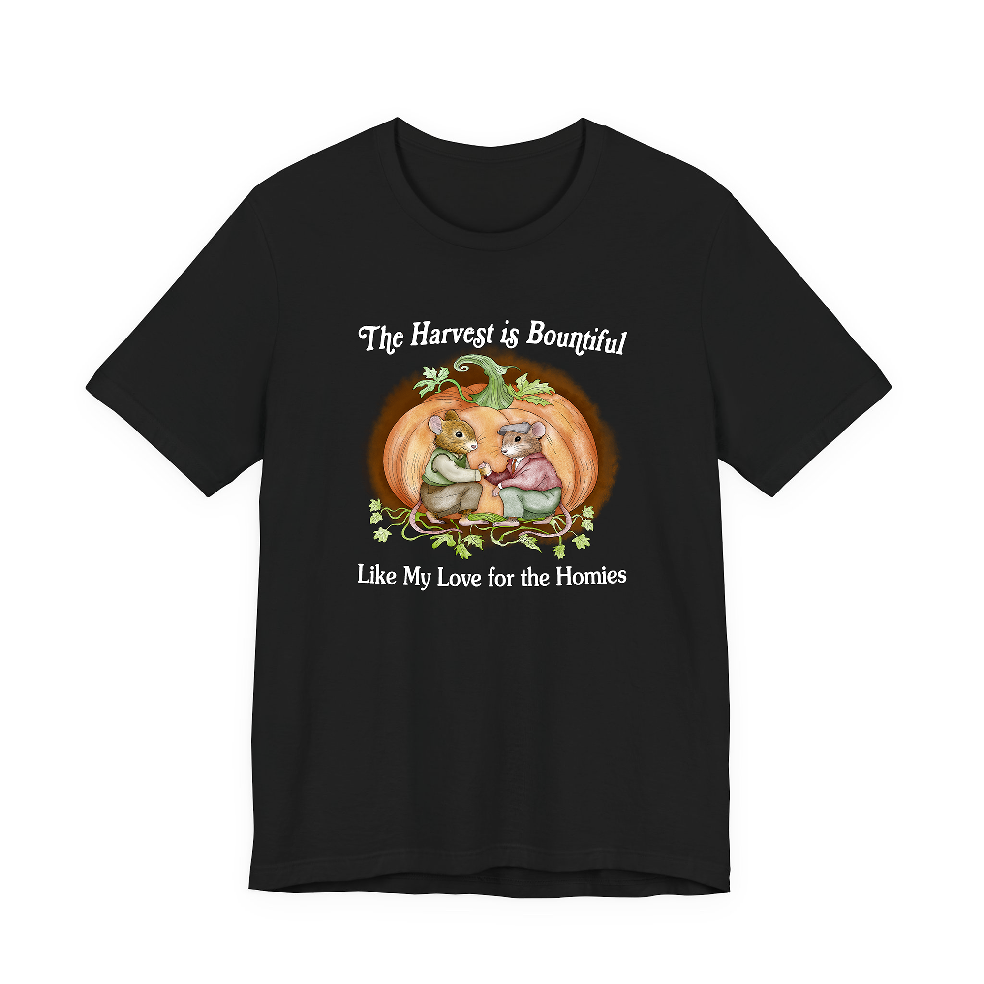Bountiful Harvest Black Tee