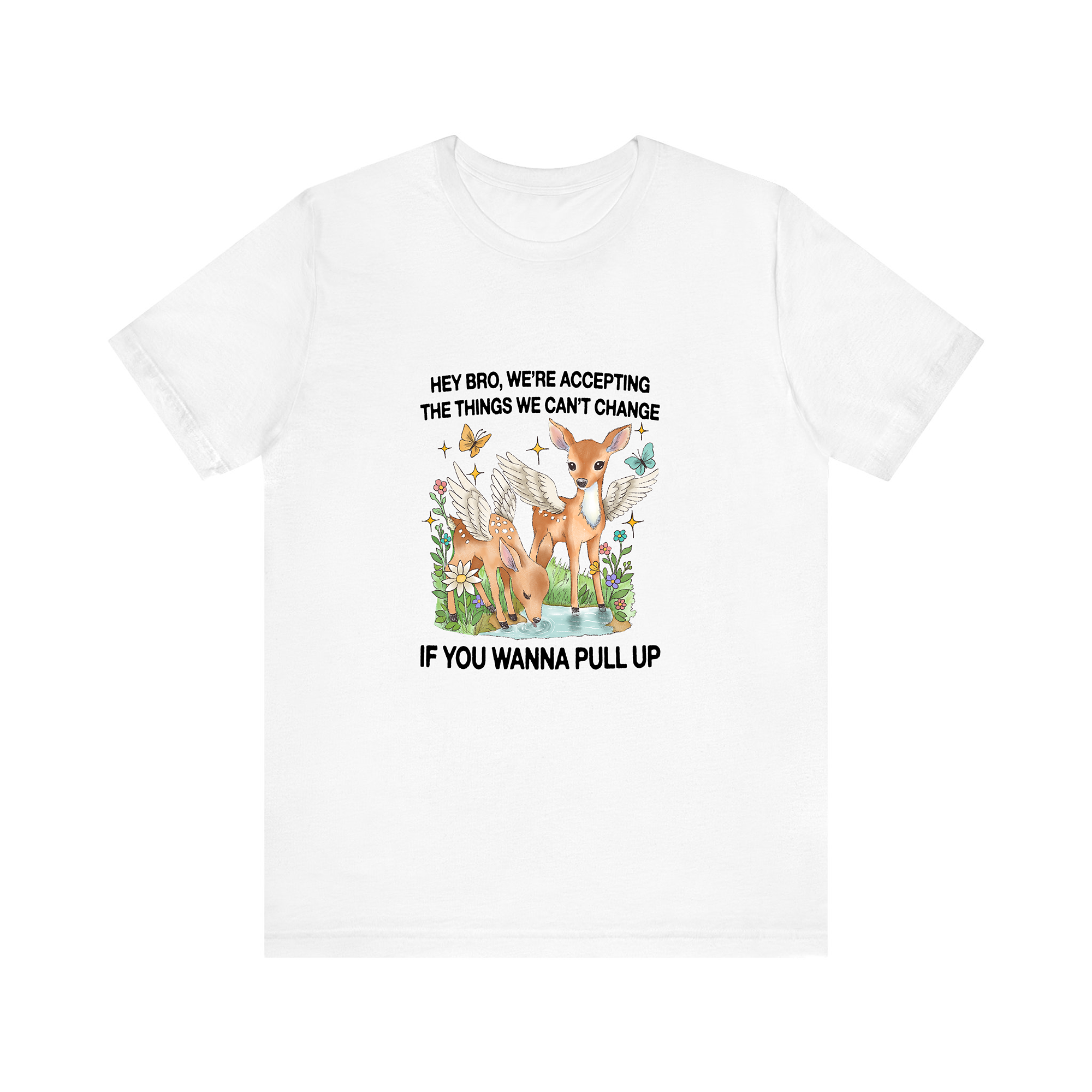 Can't Change White Tee