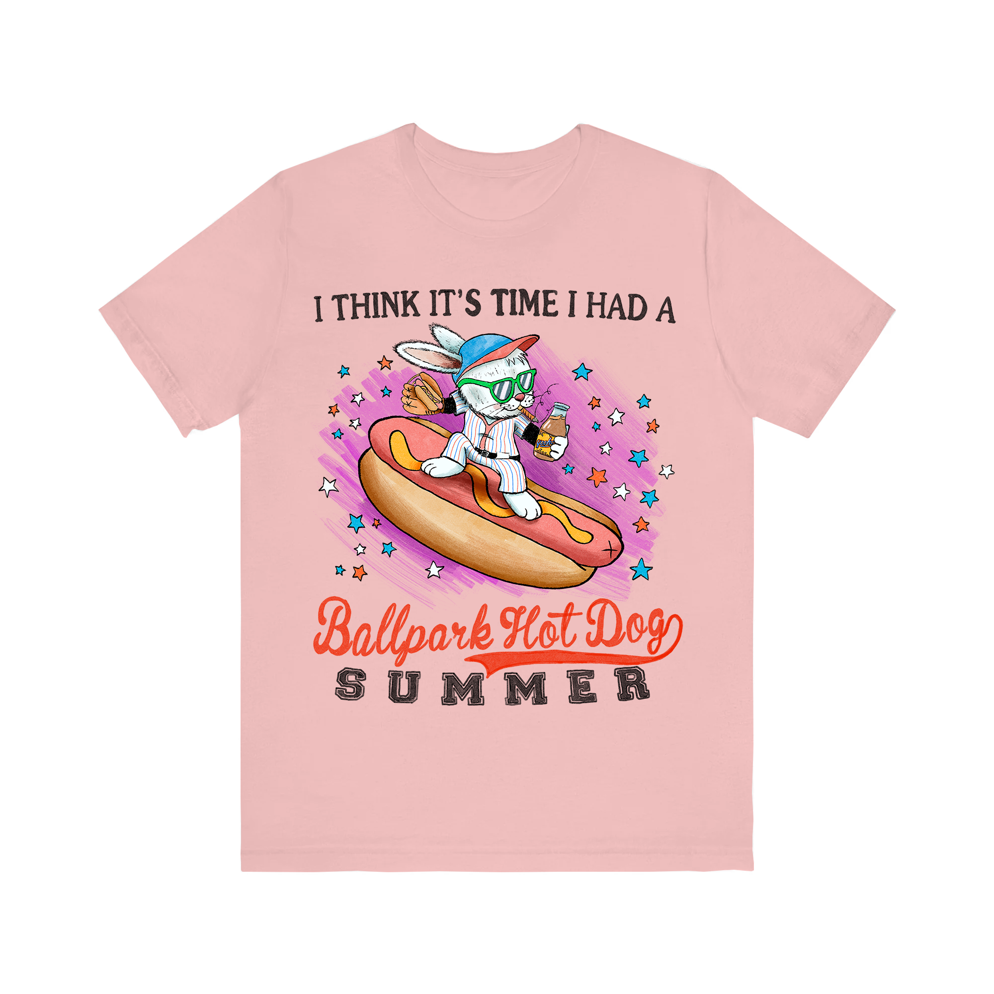 Ballpark Hot Dog Summer Tee