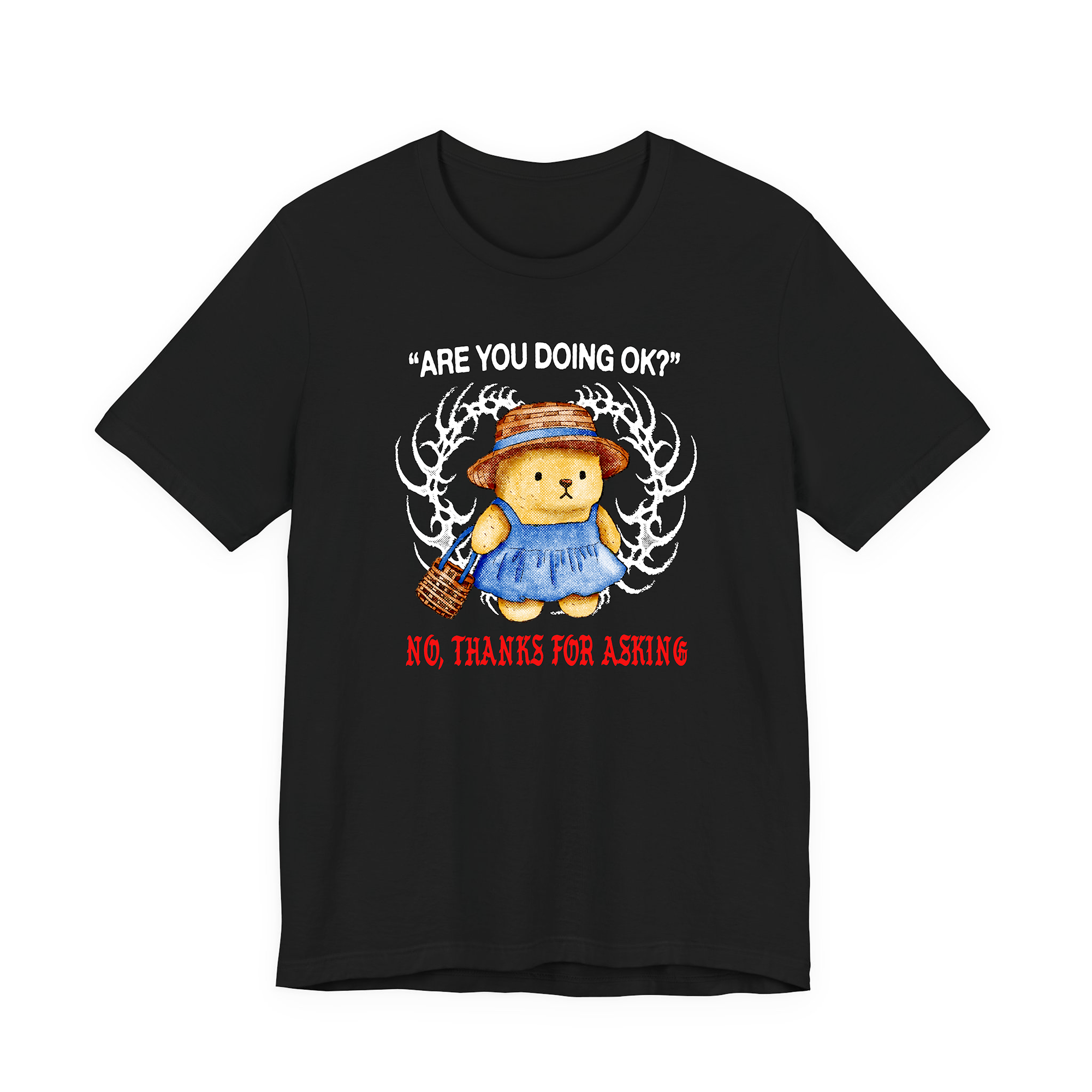 Doing OK Black Tee