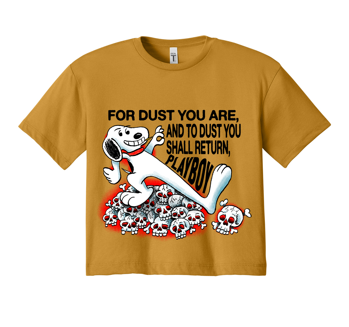 For Dust You Are Crop Top