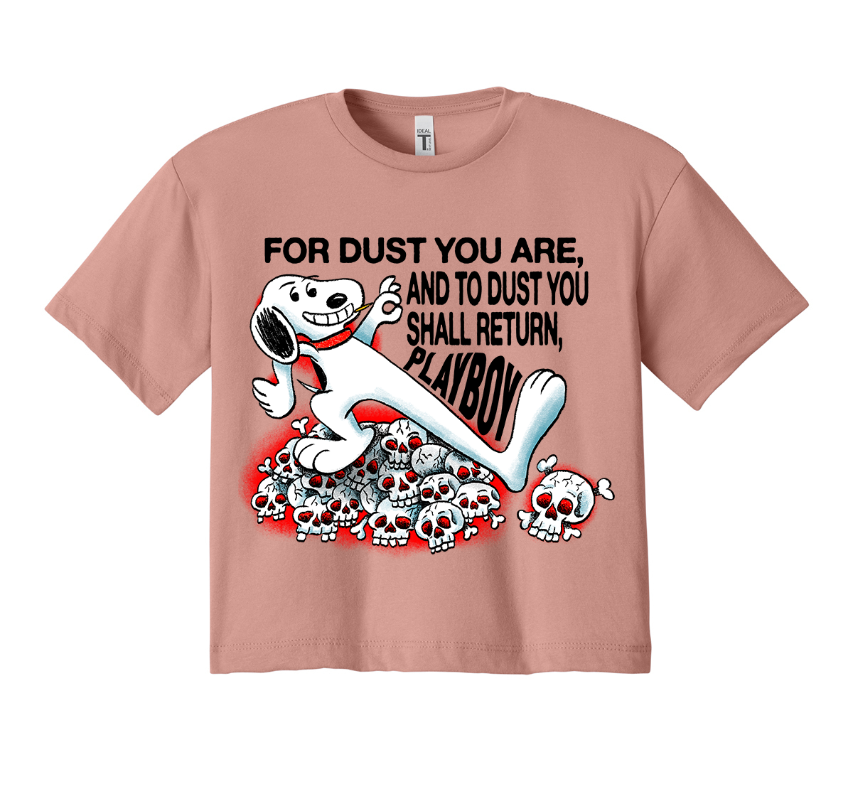 For Dust You Are Crop Top