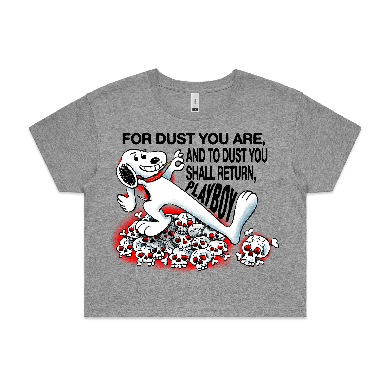 For Dust You Are Crop Top