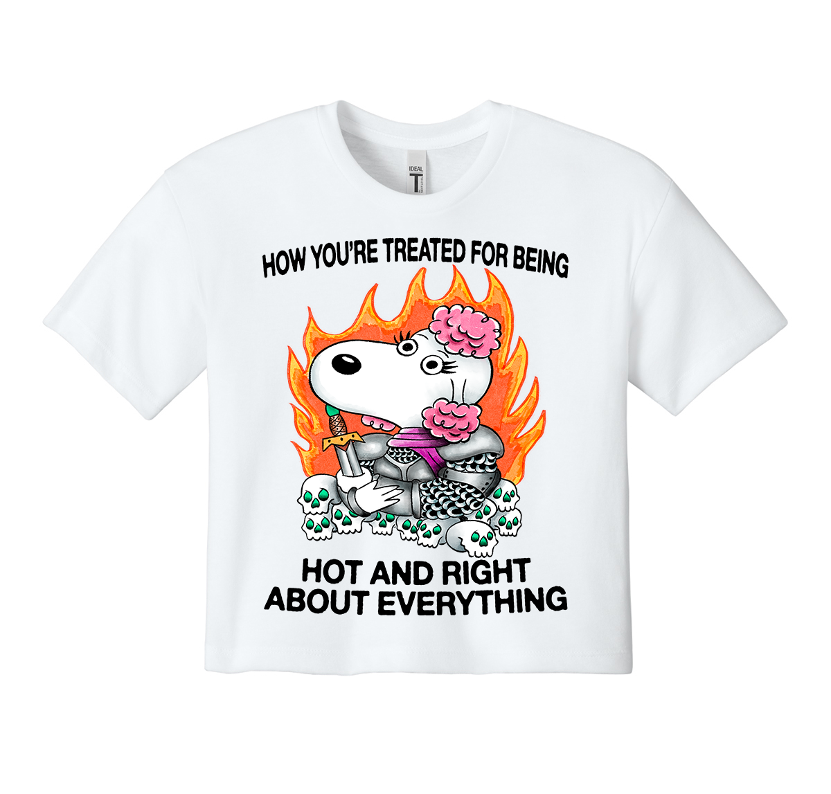 Hot and Right Crop Top