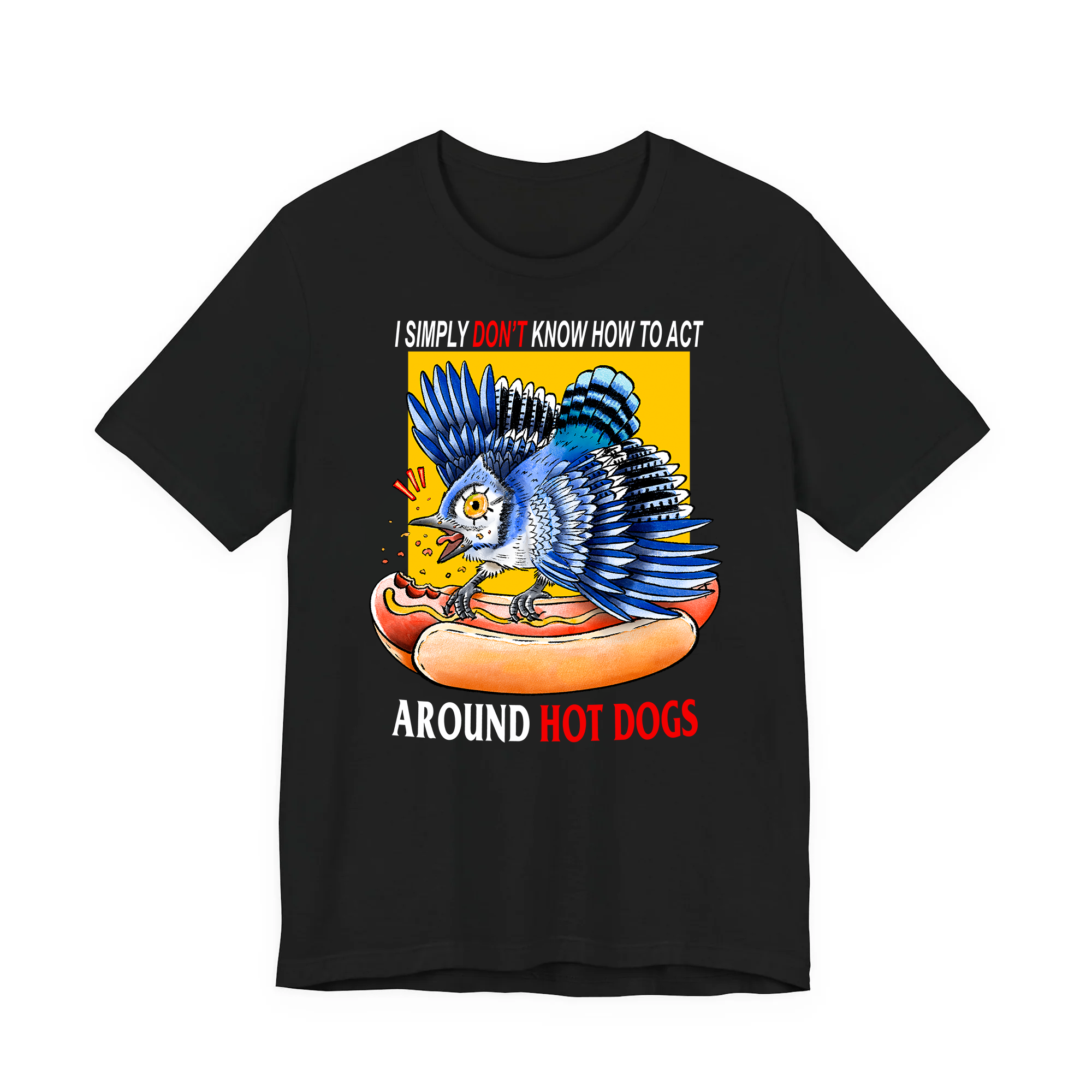 Hotdog Black Tee