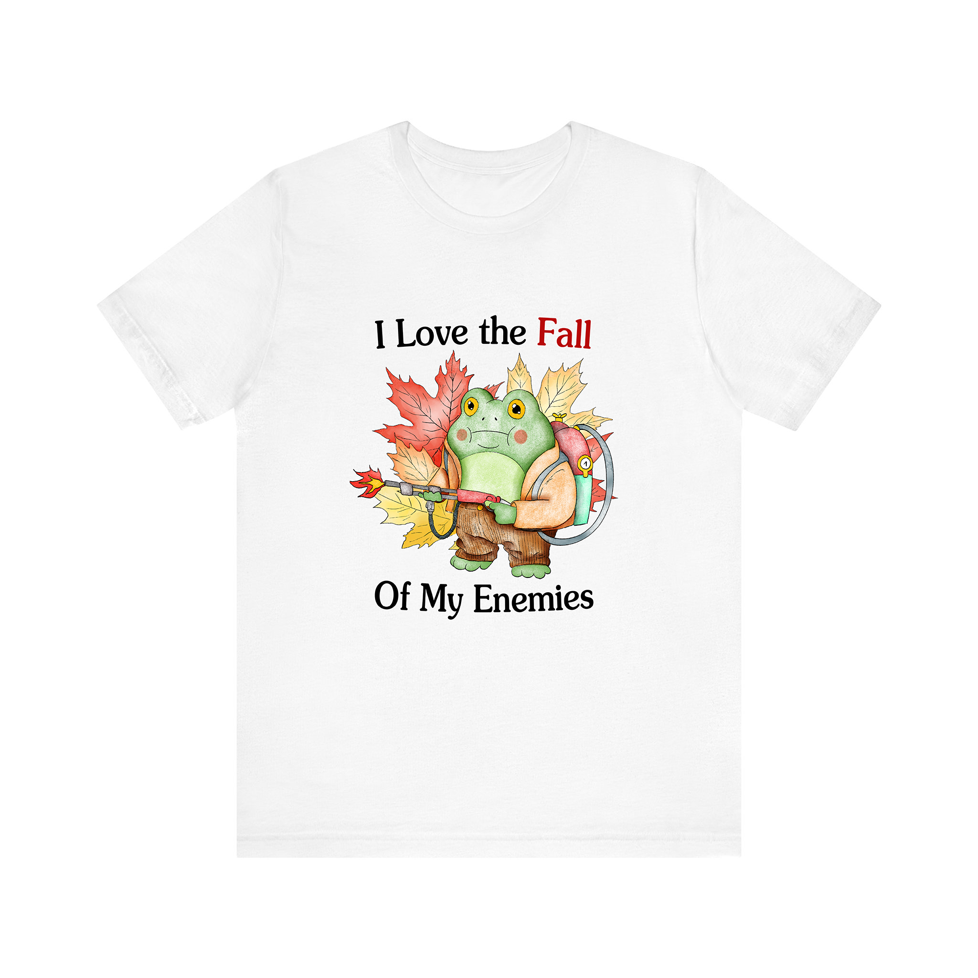 Love Fall White Tee