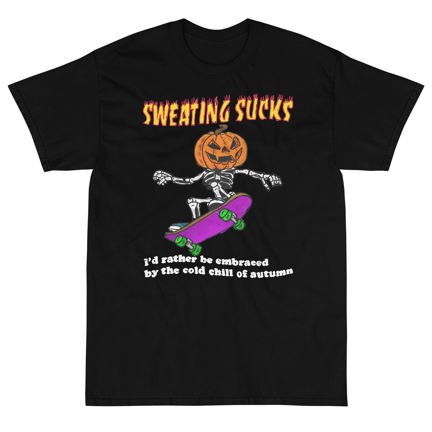 No Sweat Halloween Short Sleeve T-Shirt