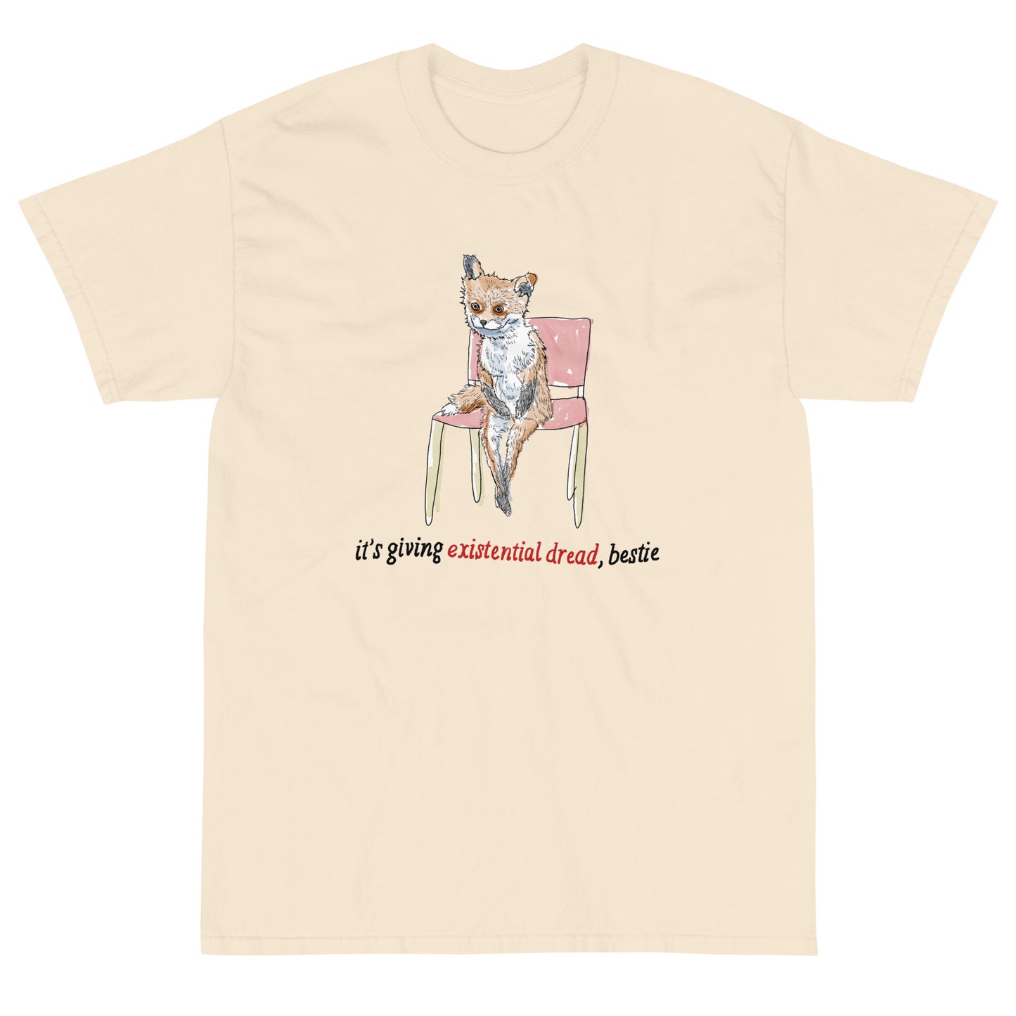 Existential Dread meme Short Sleeve T-Shirt