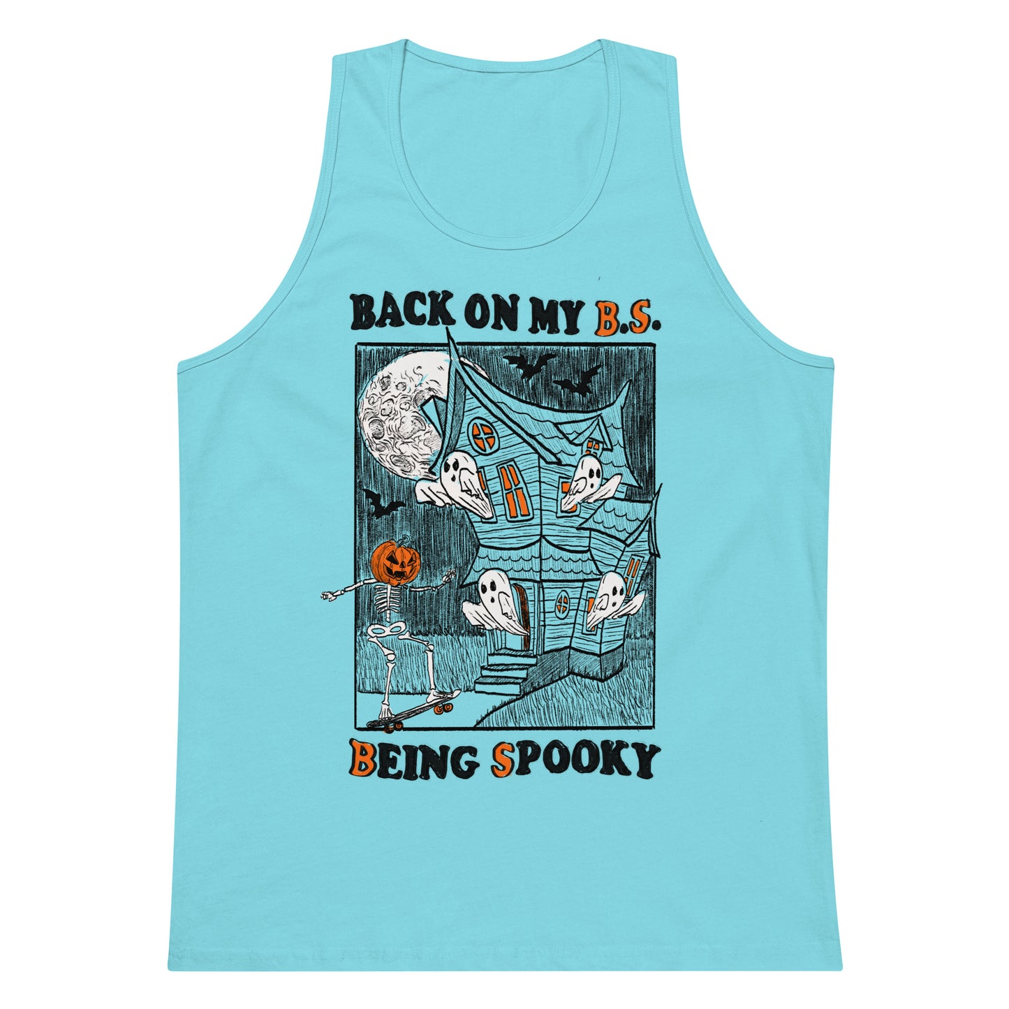 Being Spooky Men’s premium tank top
