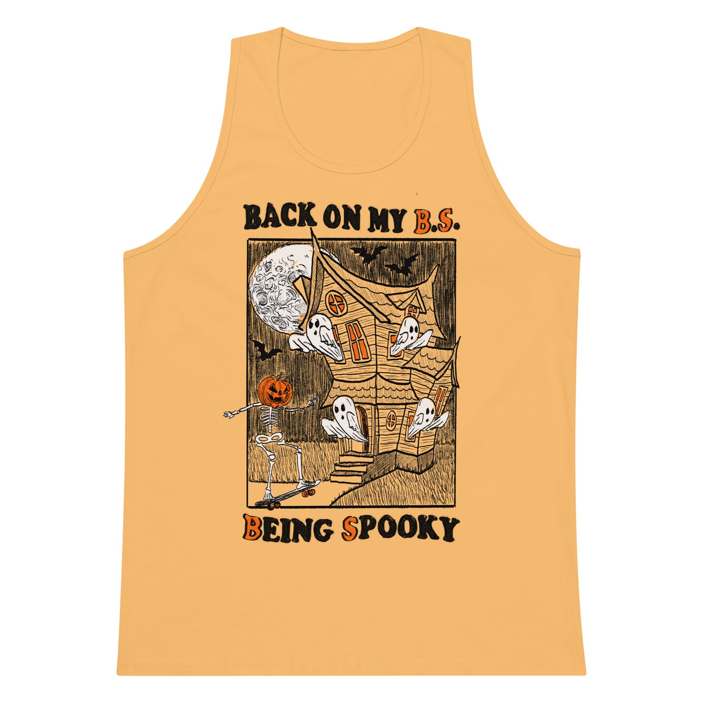 Being Spooky Men’s premium tank top