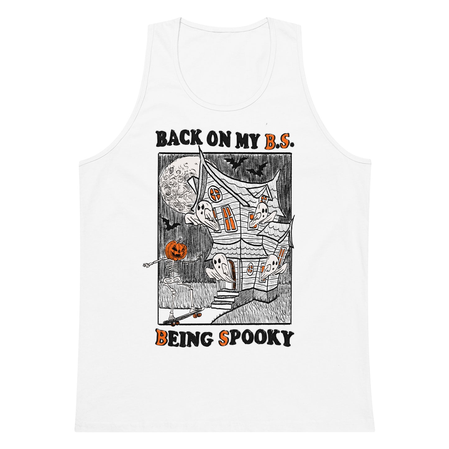 Being Spooky Men’s premium tank top
