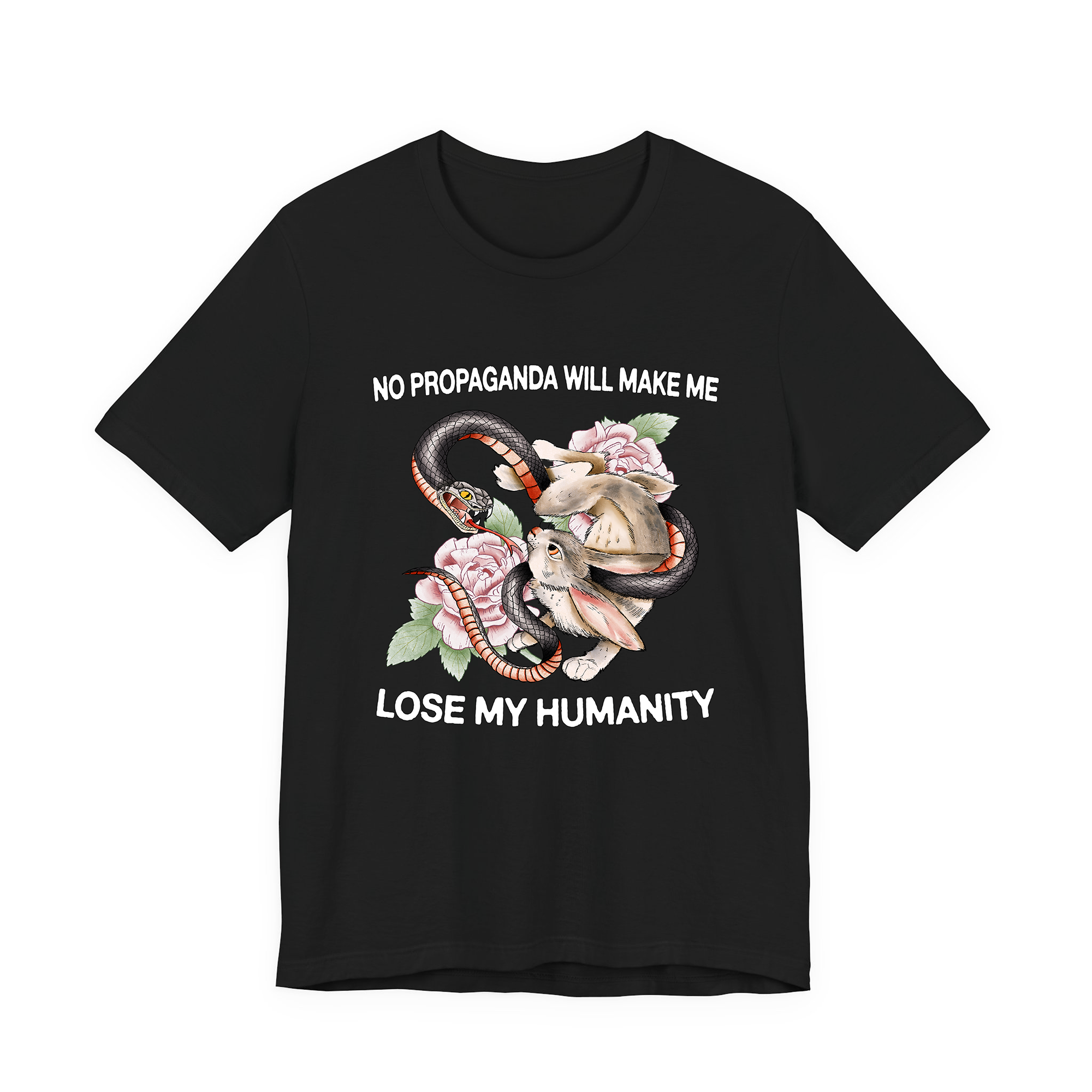 No Props Black Tee