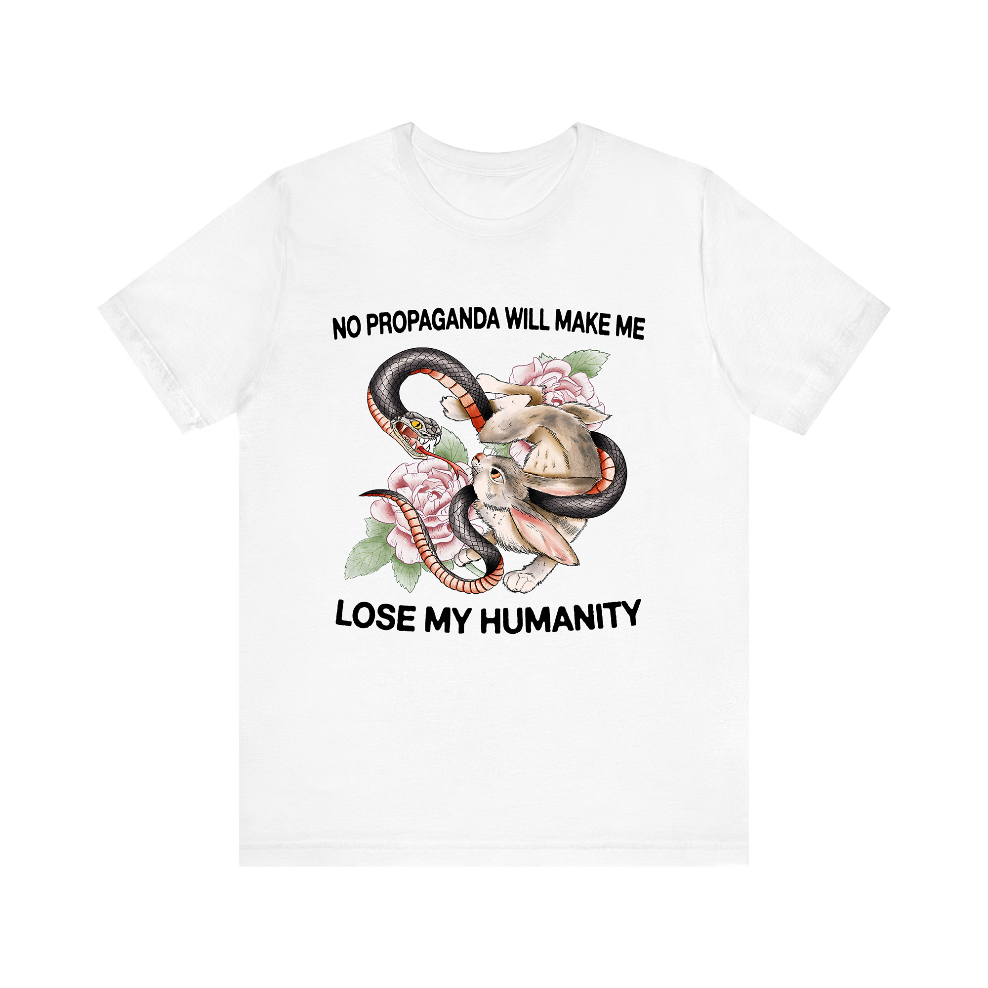 No Props White Tee