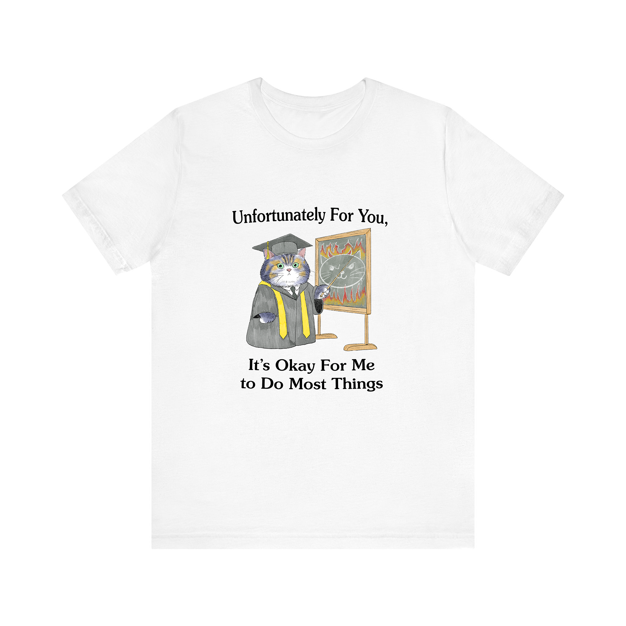 Ok To Do Things White Tee