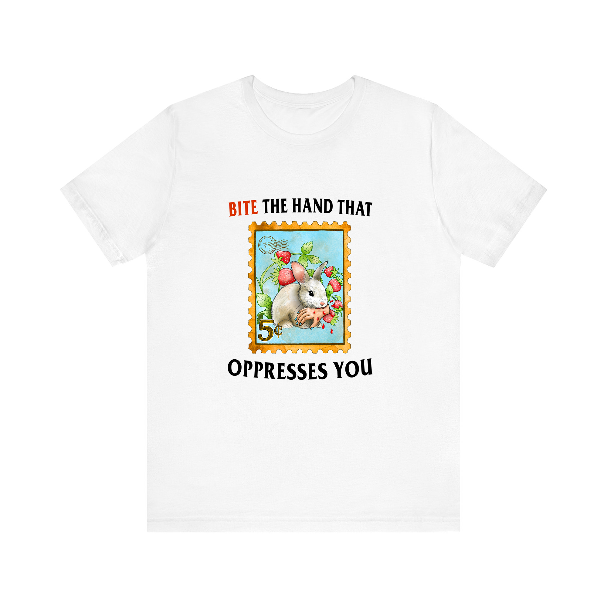 Oppresses White Tee