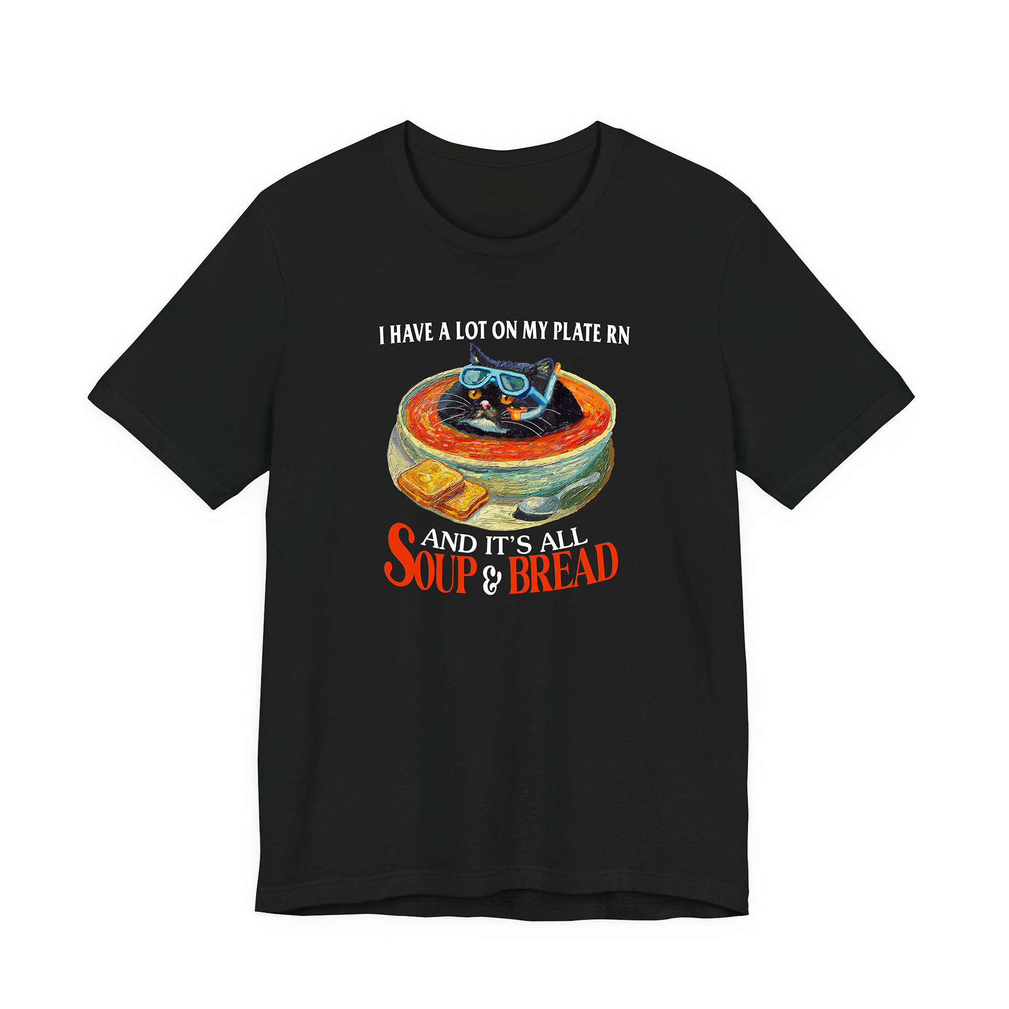 Plate Black Tee