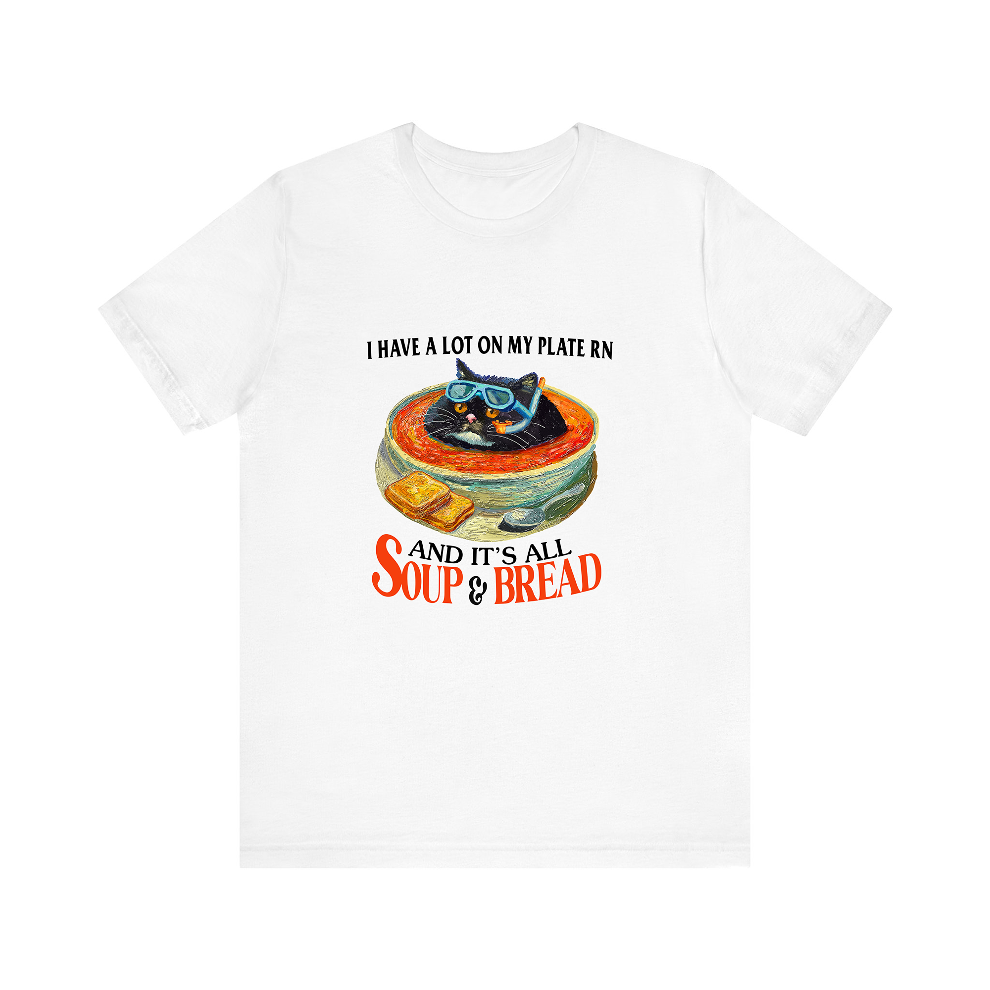 Plate White Tee