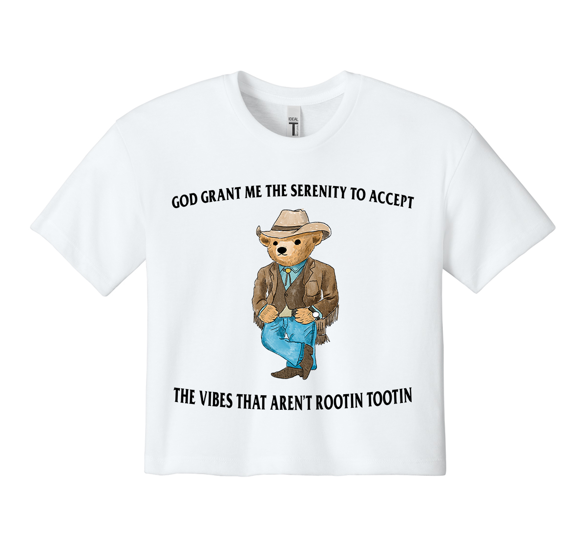 Serenity Bear Crop Top