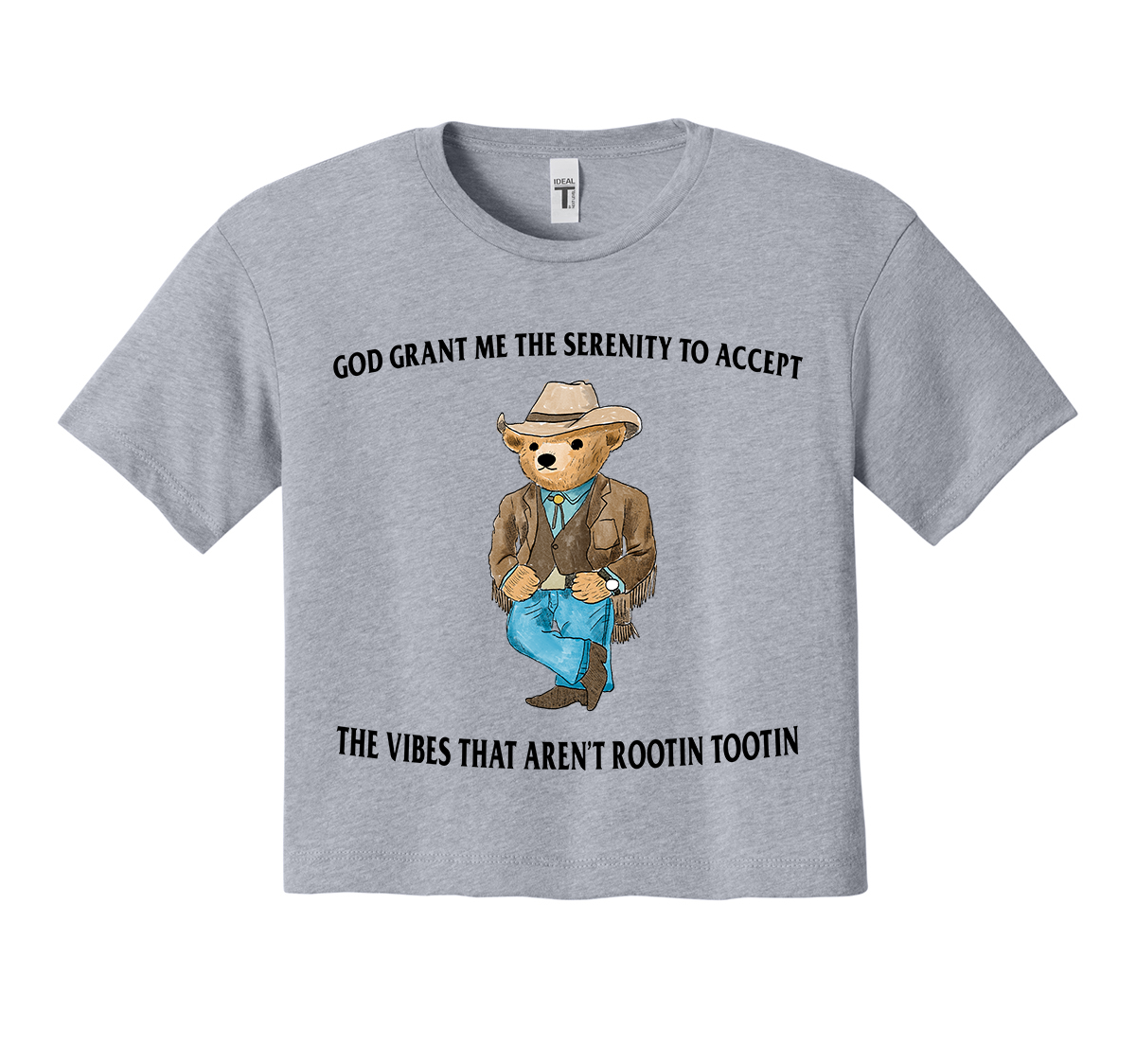Serenity Bear Crop Top
