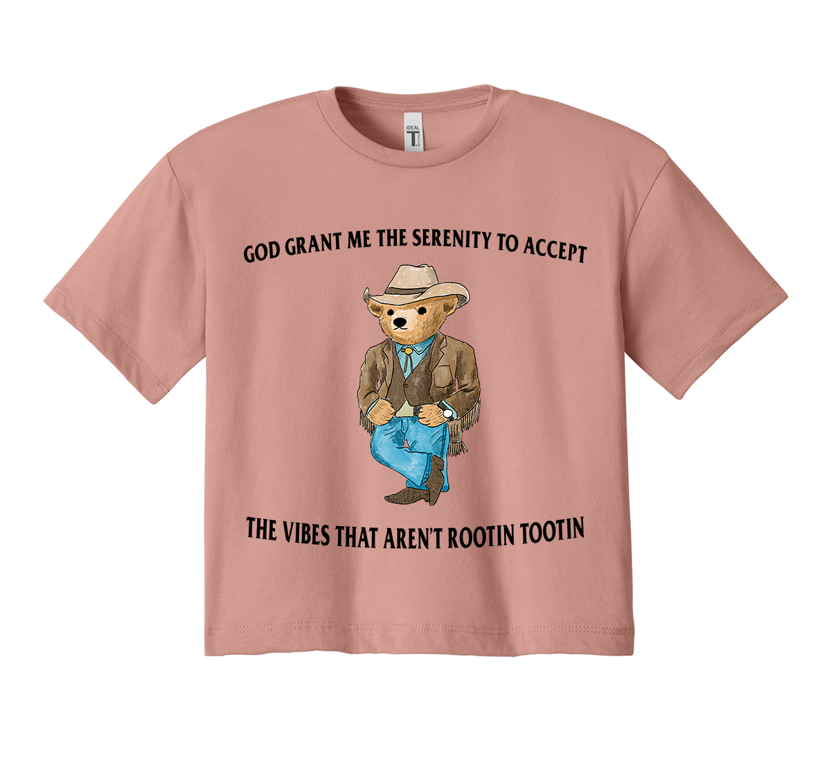 Serenity Bear Crop Top