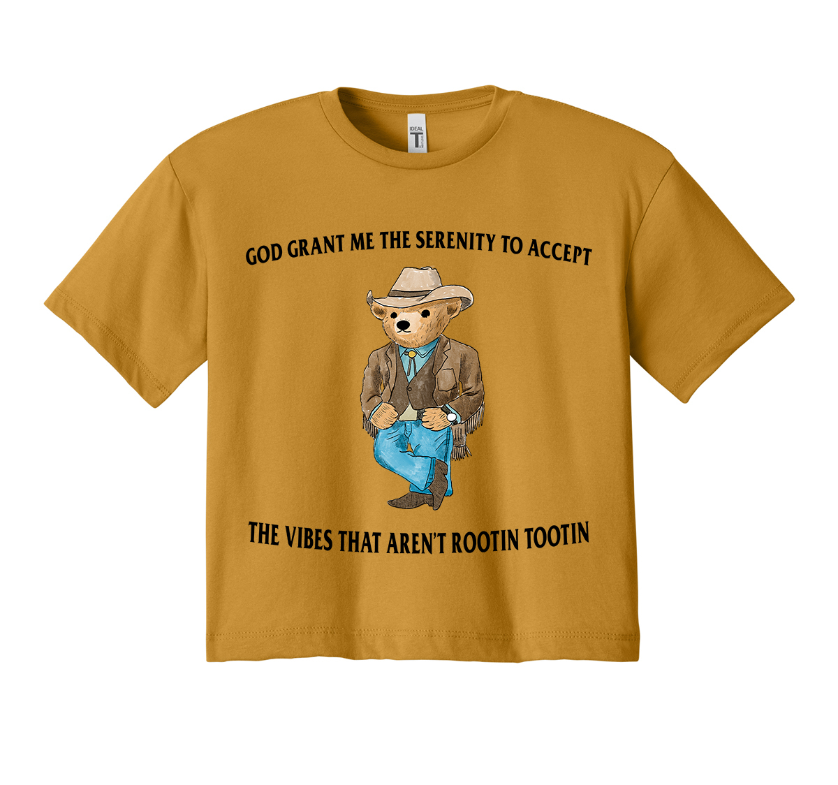Serenity Bear Crop Top