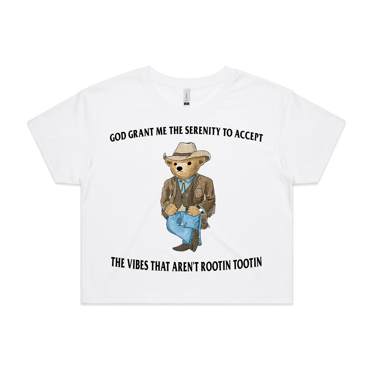 Serenity Bear Crop Top