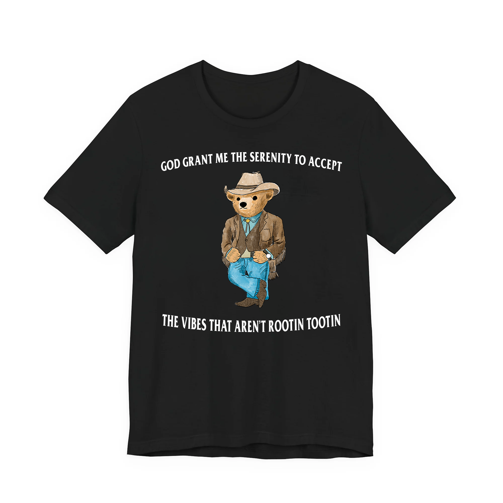 Serenity Bear Black Tee