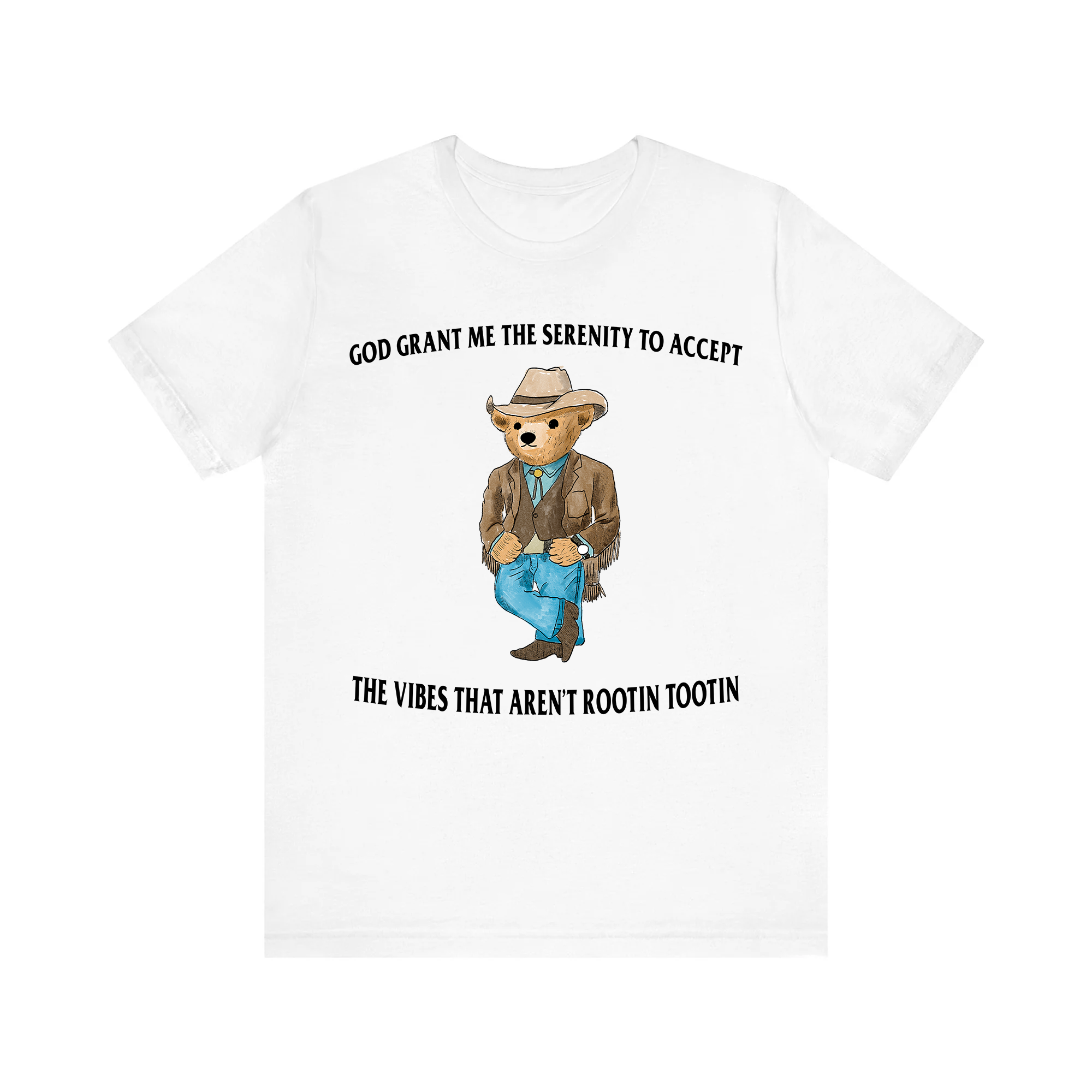 Serenity Bear White Tee