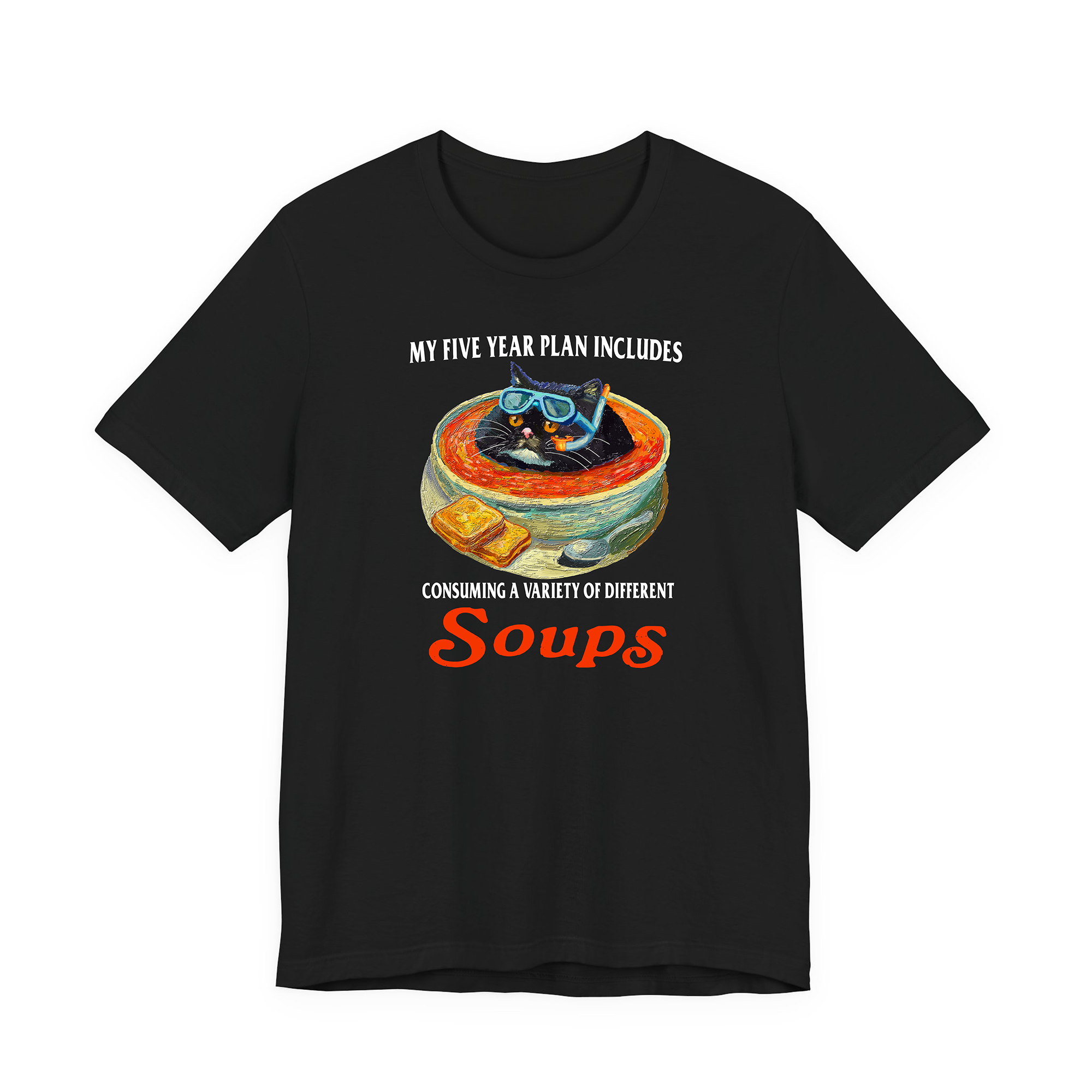 Soup Variety Black Tee