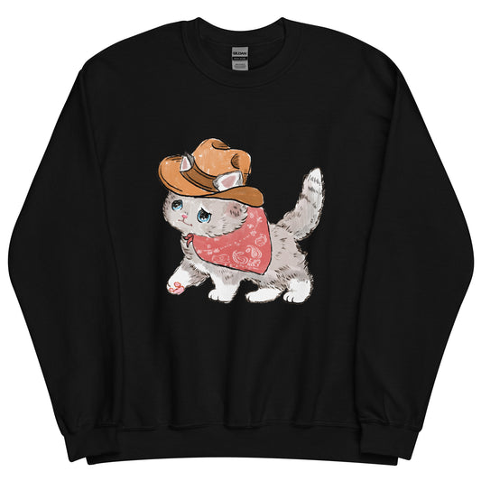 Cowboy Kitty Unisex Sweatshirt