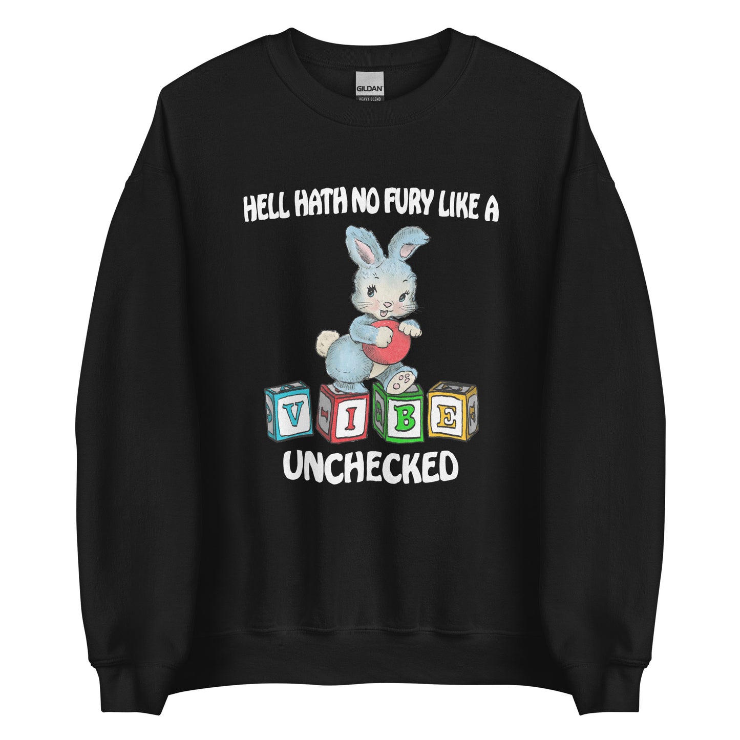 Unchecked Vibe Unisex Sweatshirt (Dark Version)