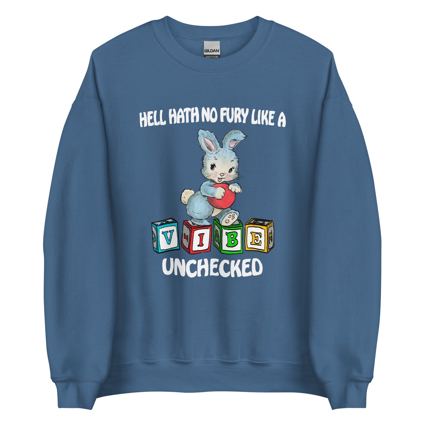 Unchecked Vibe Unisex Sweatshirt (Dark Version)