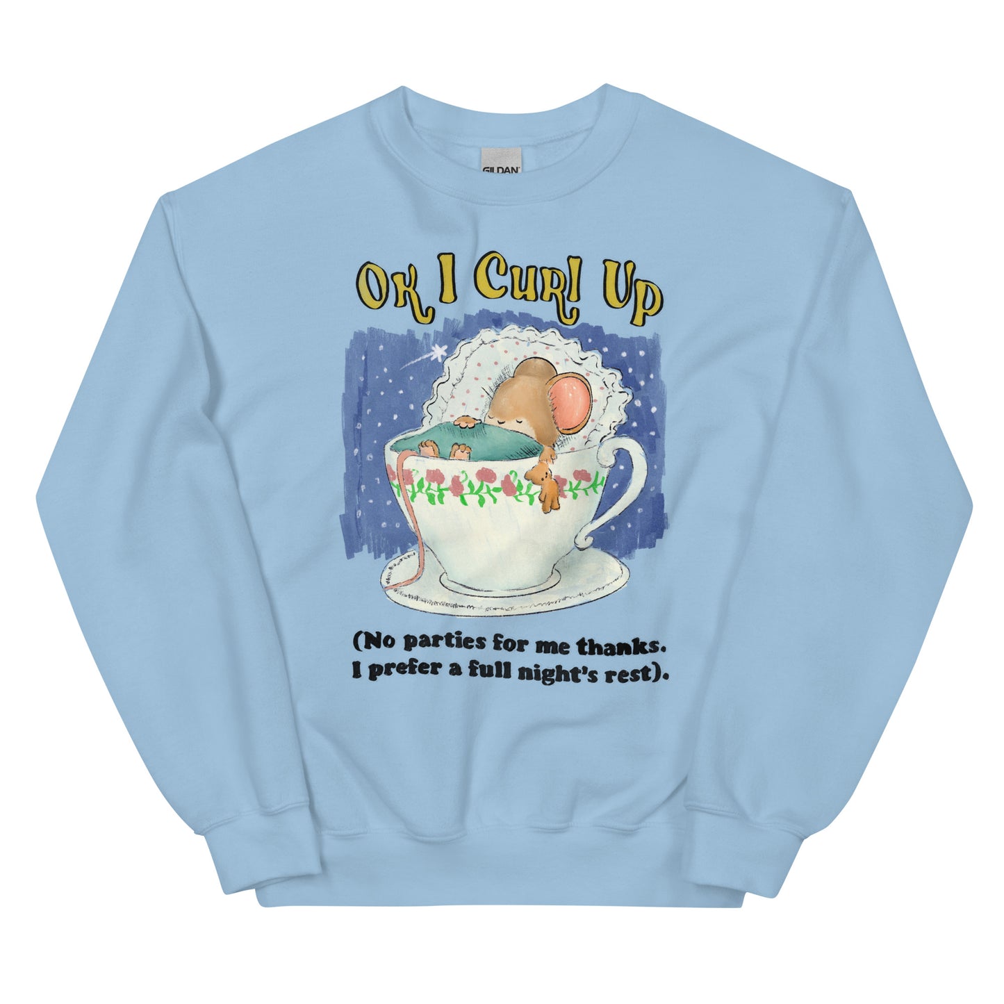 Curl Up Unisex Sweatshirt